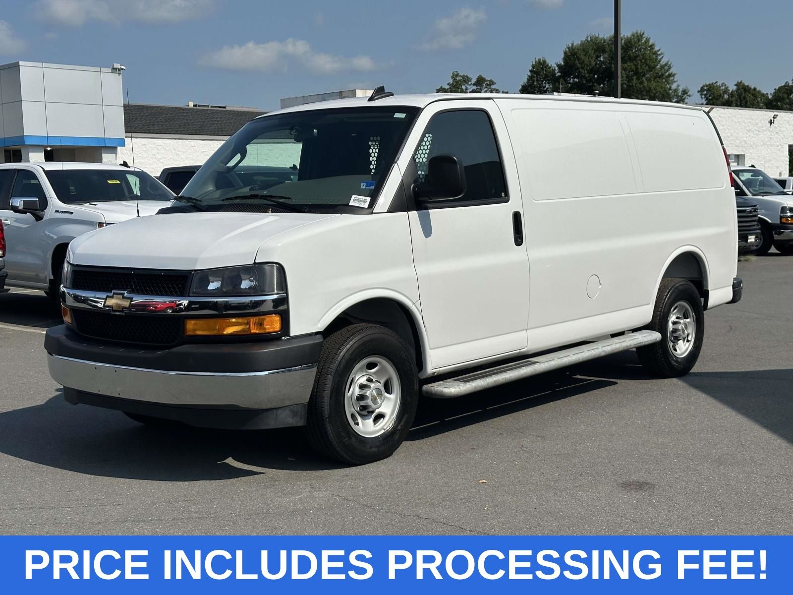 Summit White 2025 Chevrolet Express Cargo Van Rear-Wheel Drive 8-Speed Automatic Overdrive