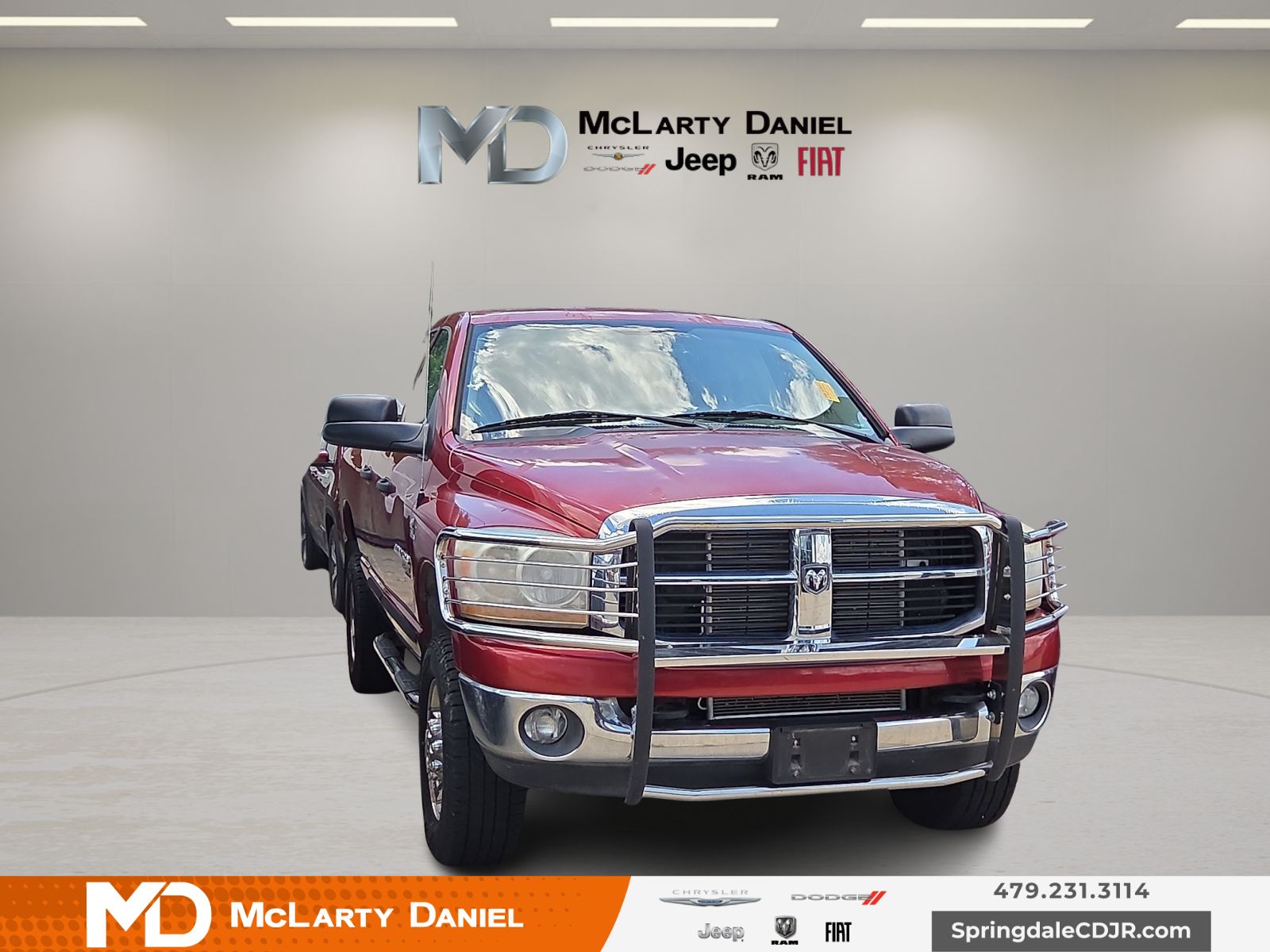 Inferno Red Crystal Pearl 2006 Dodge RAM 2500 Pickup Truck Four-Wheel Drive 4-Speed Automatic