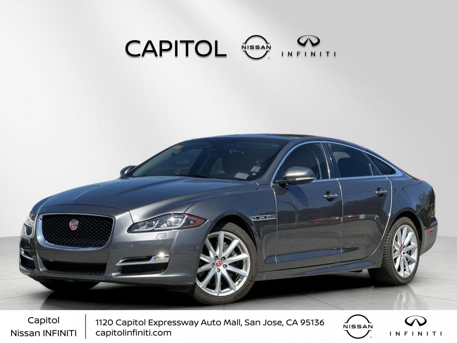 Ammonite Gray Metallic 2016 Jaguar XJ-Series Sedan Rear-Wheel Drive 8-Speed Automatic