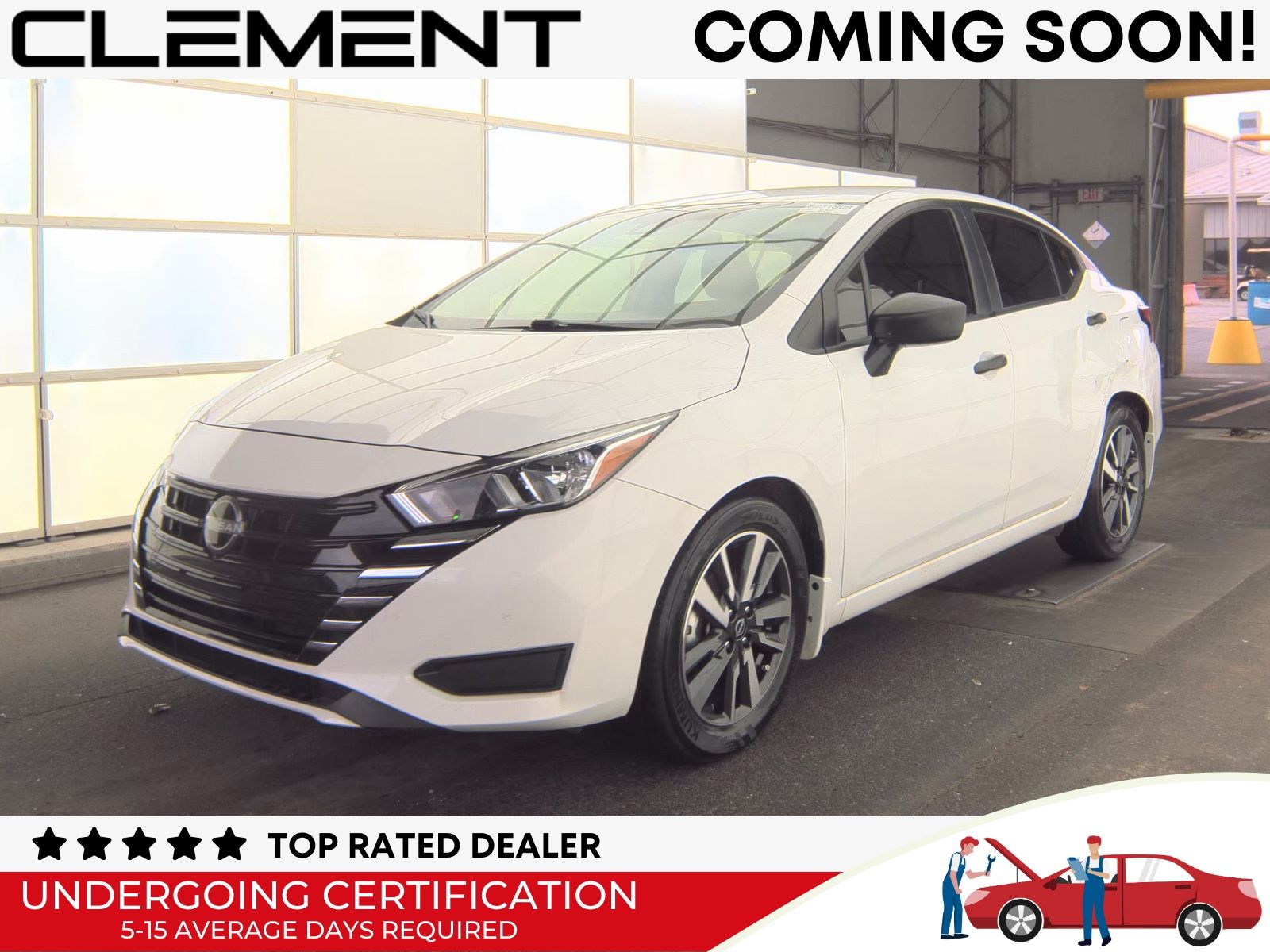 White (Fresh Powder) 2024 Nissan Versa Sedan Front-Wheel Drive Continuously Variable Transmission