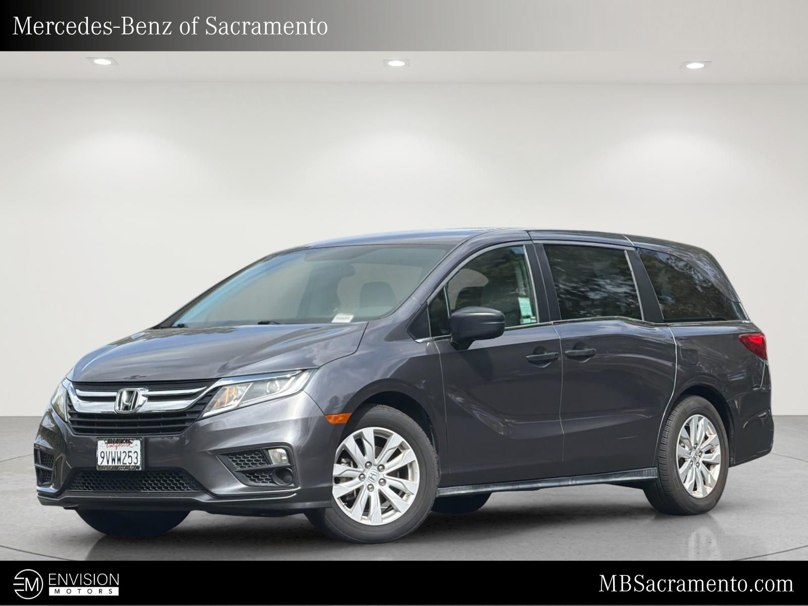 Gray (Modern Steel Metallic) 2020 Honda Odyssey Minivan Front-Wheel Drive Automatic