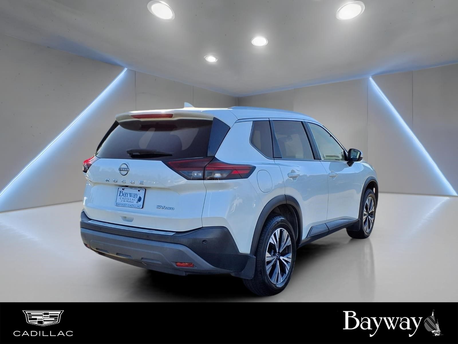 2023 Nissan Rogue SV White at Don McGill Toyota
