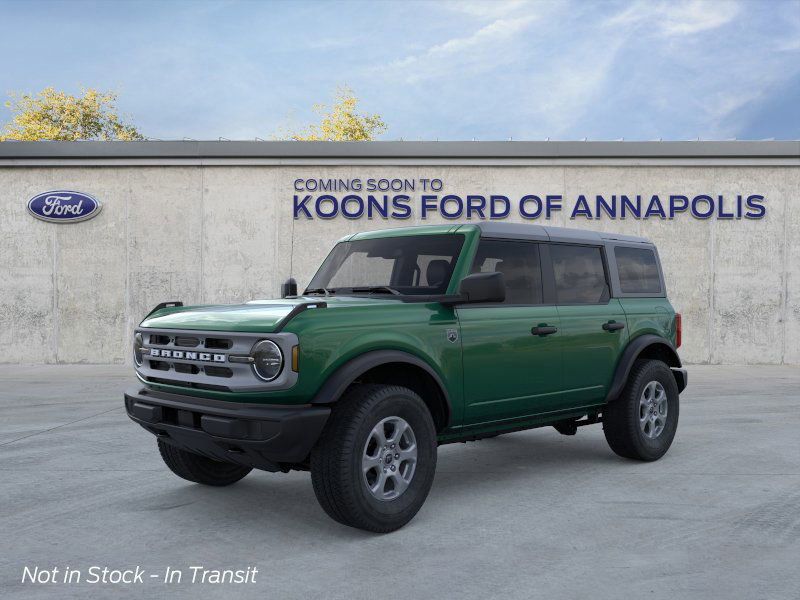 Green Metallic 2025 Ford Bronco Big Bend 4-Door 4WD SUV / Crossover Four-Wheel Drive Automatic