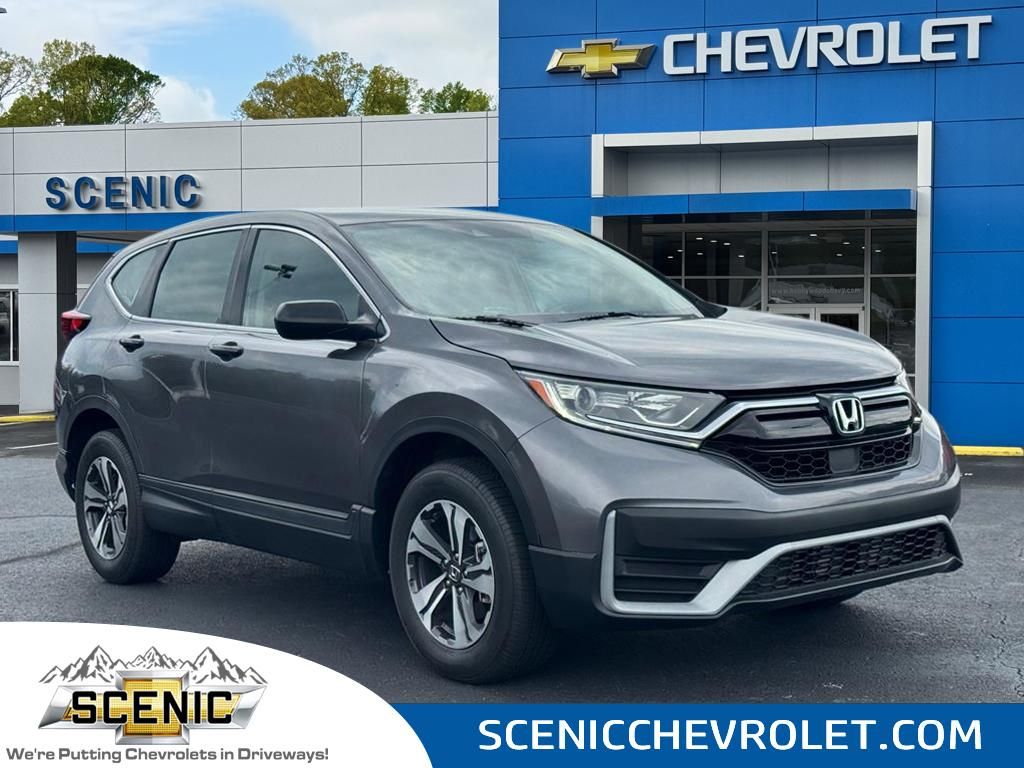 Gray 2021 Honda CR-V LX AWD SUV / Crossover All-Wheel Drive Continuously Variable Transmission