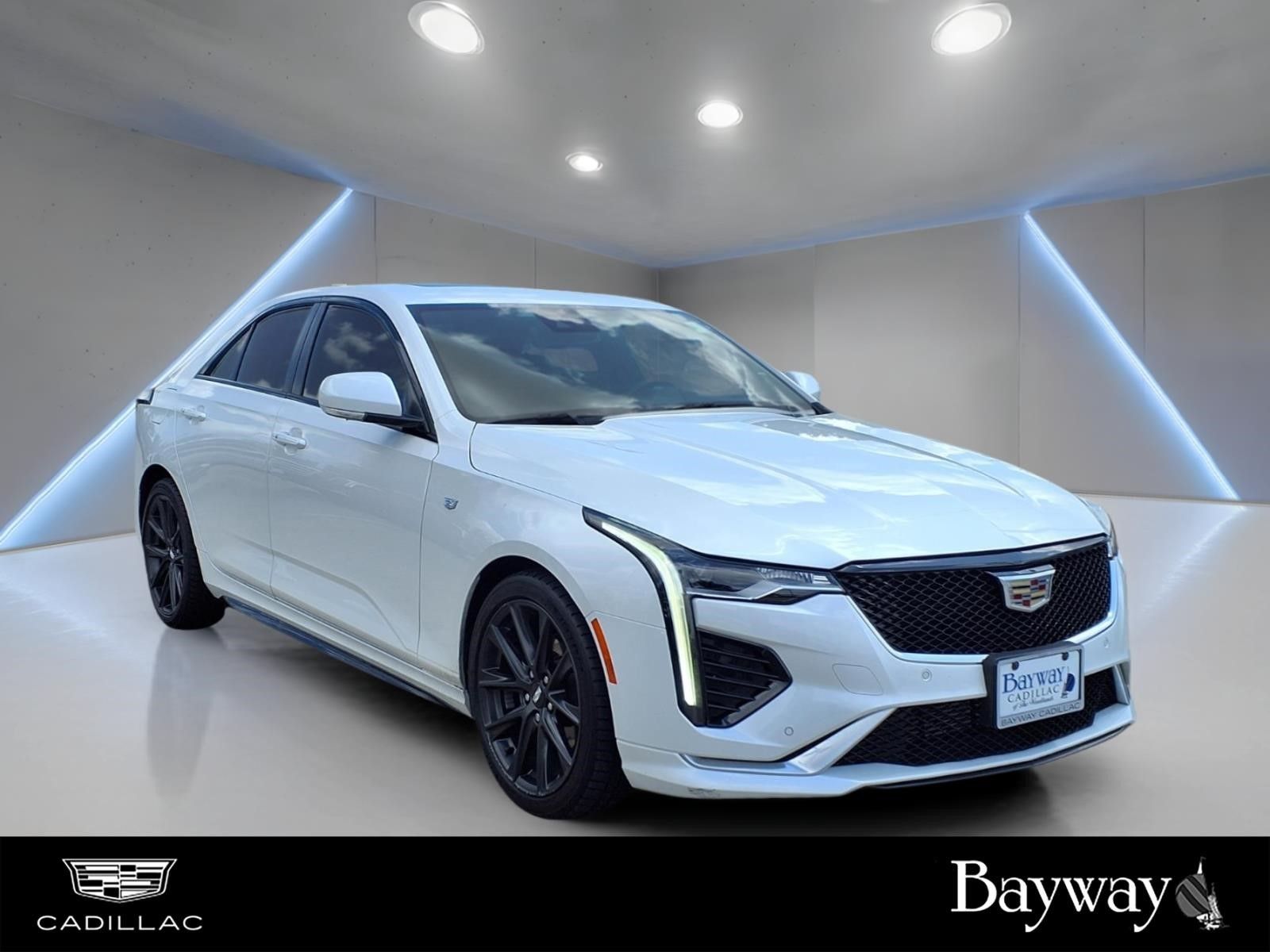 2023 Cadillac CT4 Sport White at DeMontrond Automotive Group