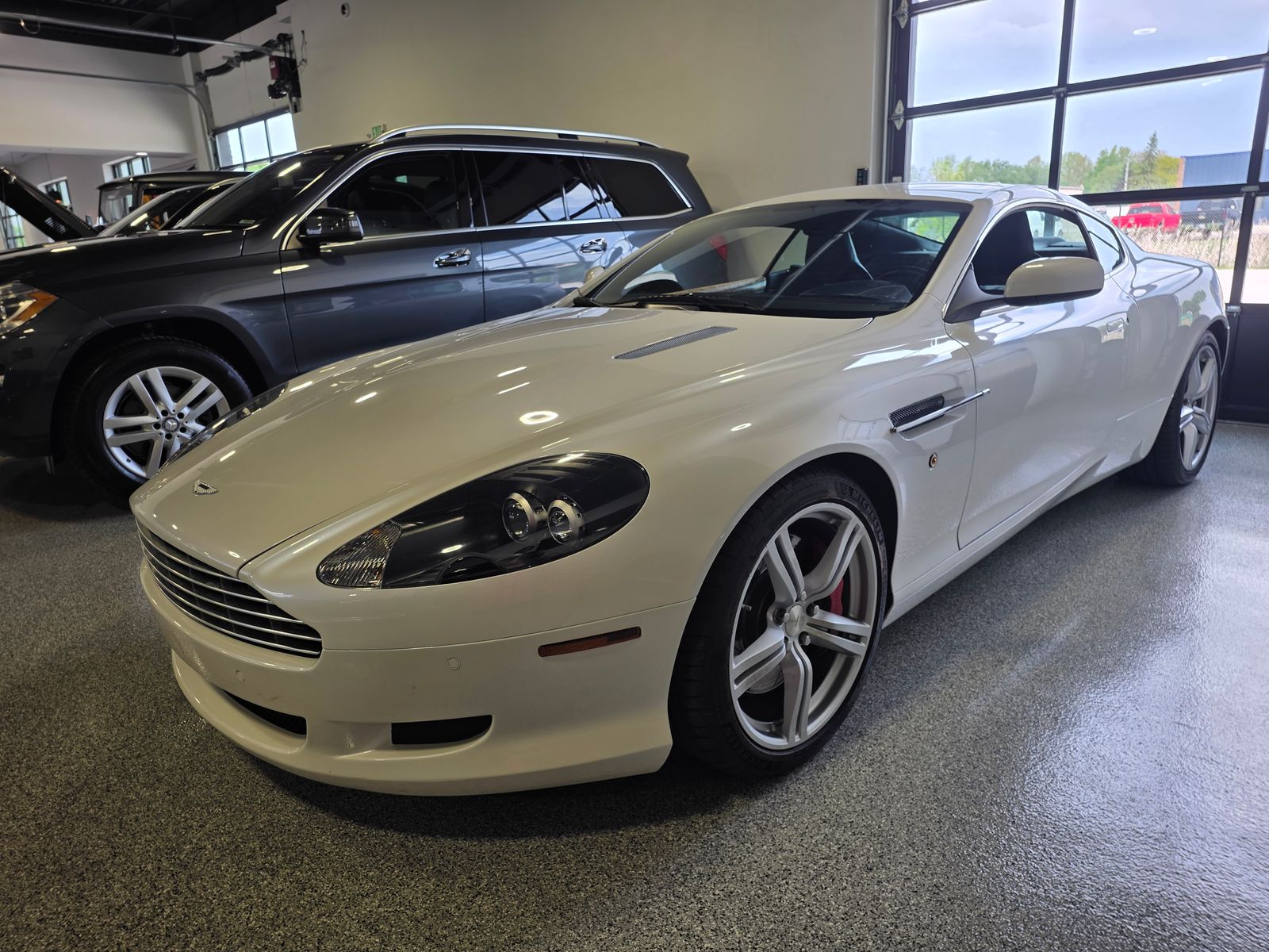 White 2009 Aston Martin DB9 Coupe RWD Coupe Rear-Wheel Drive 6-Speed Automatic