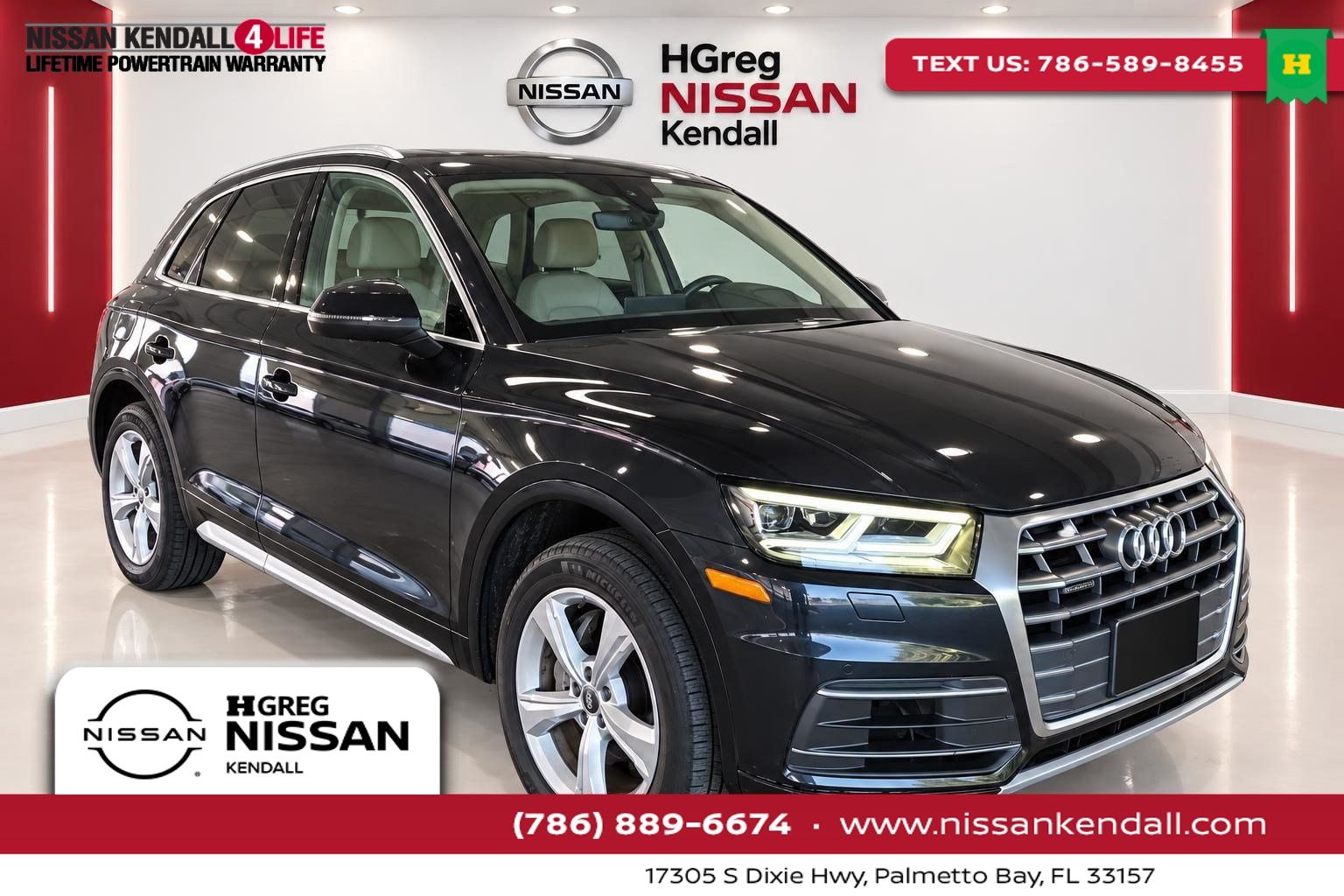 Moonlight Blue 2020 Audi Q5 SUV / Crossover All-Wheel Drive 7-Speed Automatic
