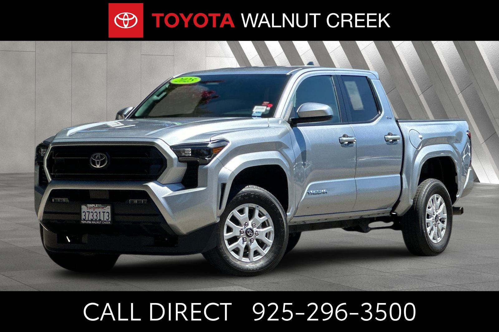 Celestial Silver Metallic 2025 Toyota Tacoma Pickup Truck Four-Wheel Drive 8-Speed Automatic