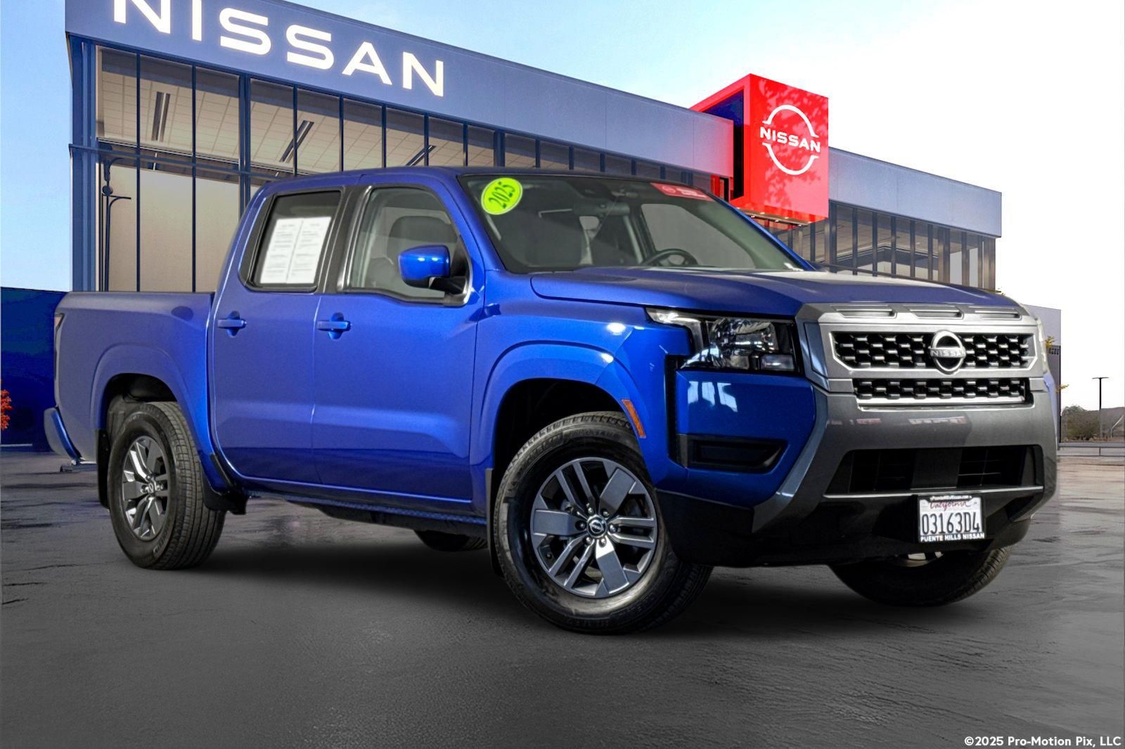 Bluestone Pearl 2025 Nissan Frontier Pickup Truck 4X2 9-Speed Automatic Overdrive