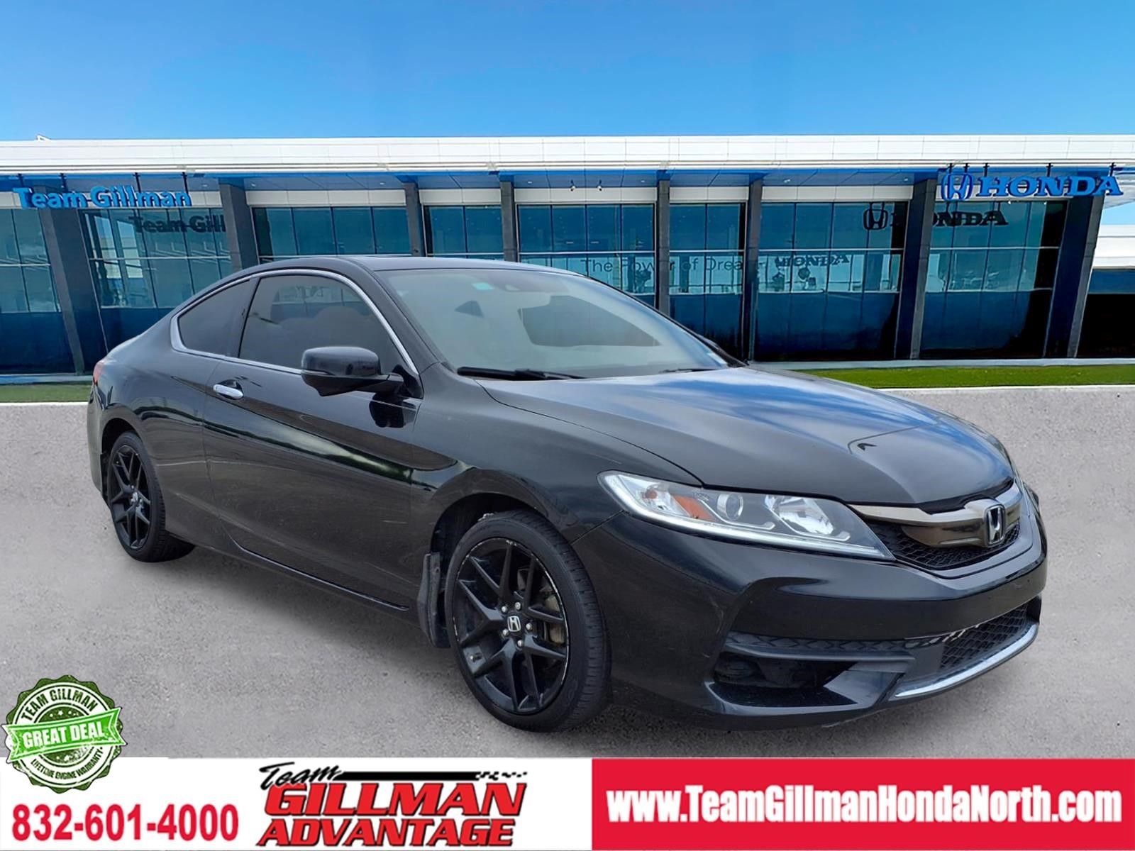 2016 Honda Accord Coupe EX-L V6 with Honda Sensing