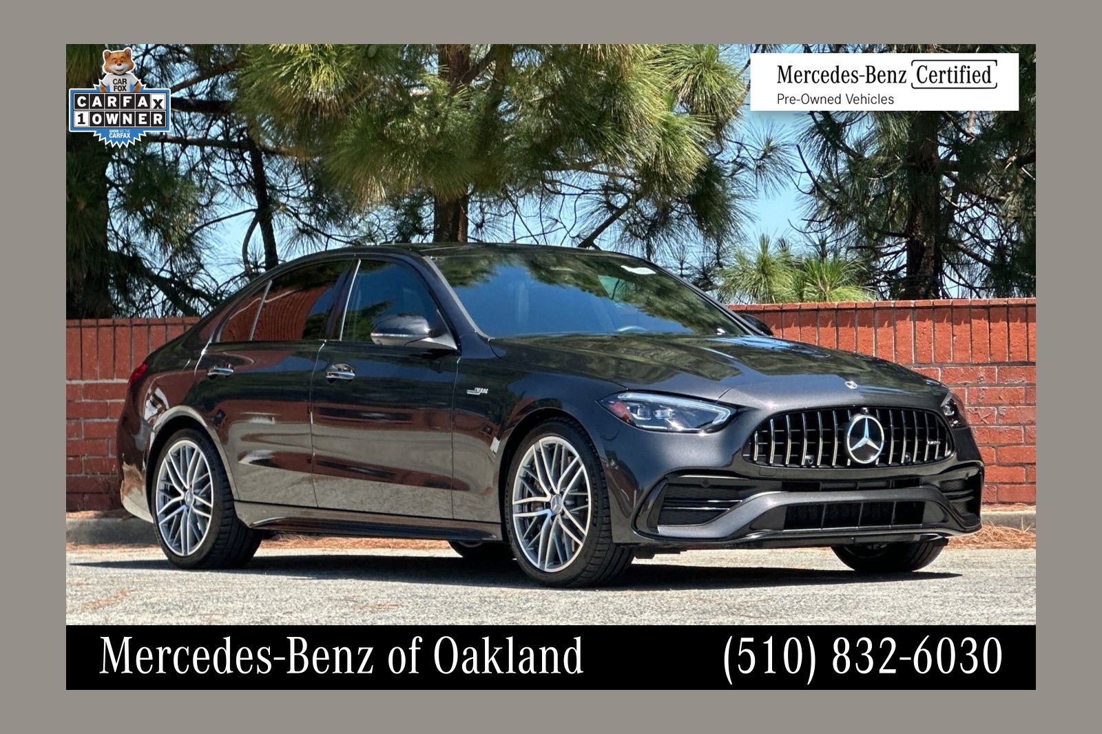 MANUFAKTUR Graphite Gray Magno 2023 Mercedes-Benz C-Class Convertible All-Wheel Drive 9-Speed Automatic