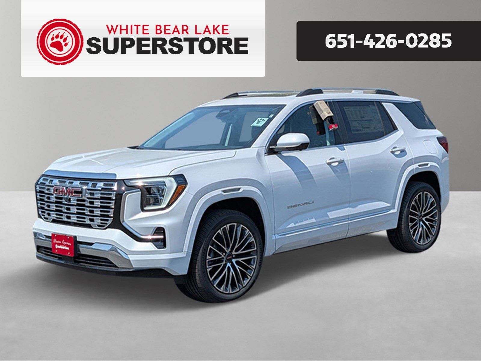 Glacier White 2026 GMC Terrain Denali AWD SUV / Crossover Four-Wheel Drive 8-Speed Automatic Overdrive