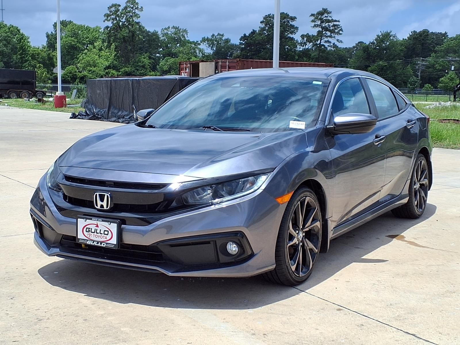 2020 Honda Civic Sport Gray at Bayshore Chrysler Jeep Dodge Ram