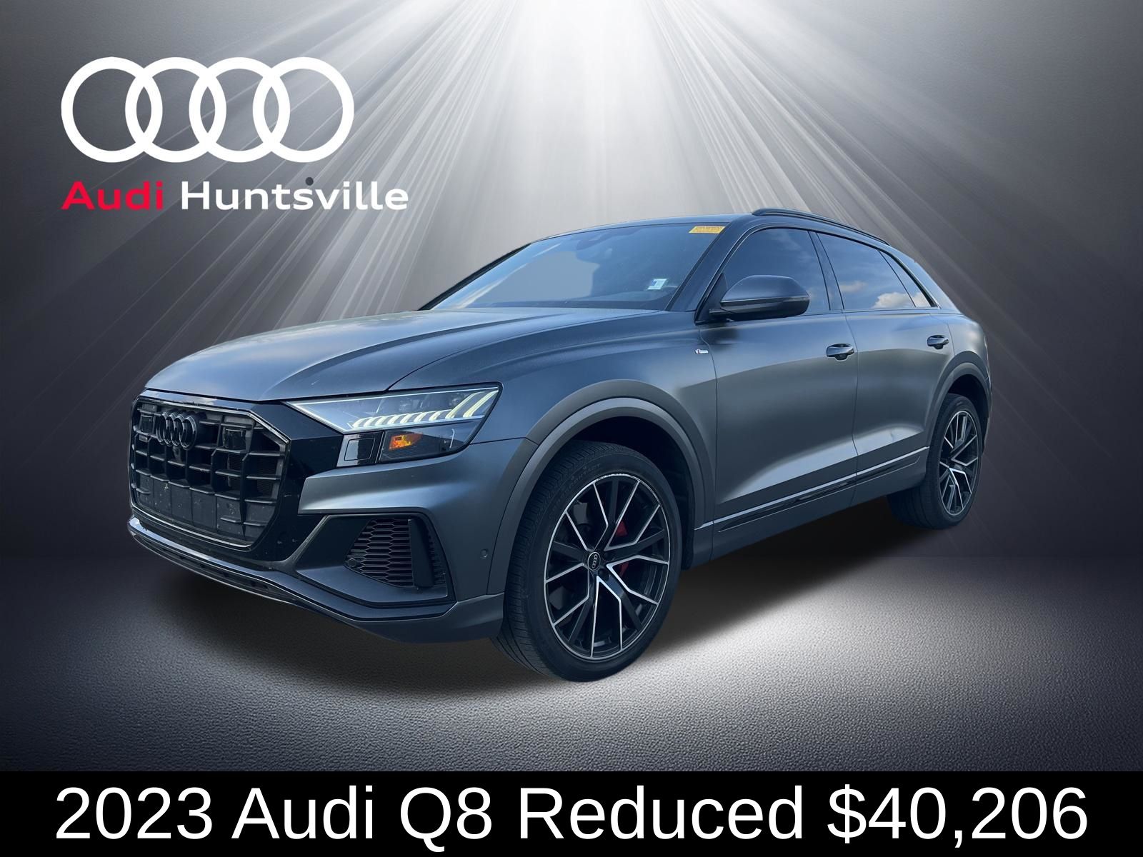 Daytona Gray Pearl Effect 2023 Audi Q8 quattro Premium Plus 55 TFSI SUV / Crossover All-Wheel Drive 8-Speed Automatic