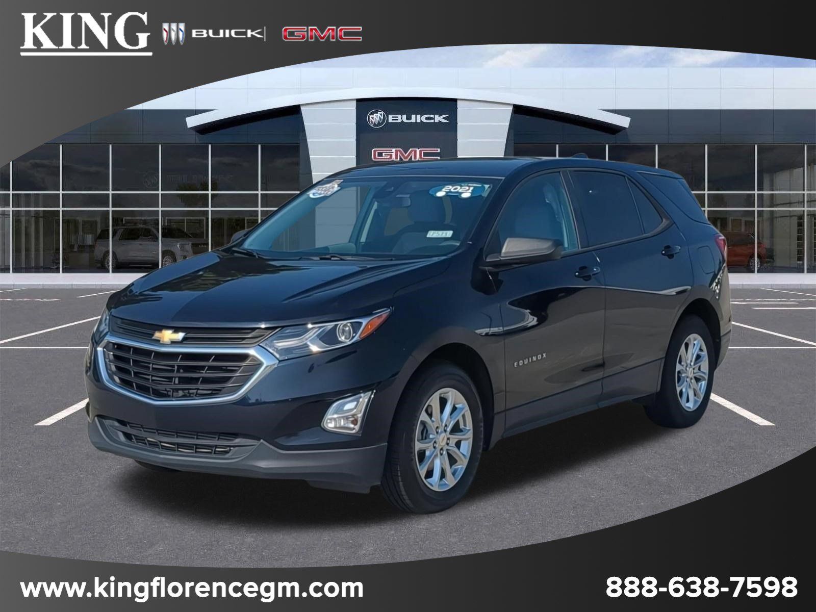 Midnight Blue Metallic 2021 Chevrolet Equinox SUV / Crossover Front-Wheel Drive 6-Speed Automatic Overdrive