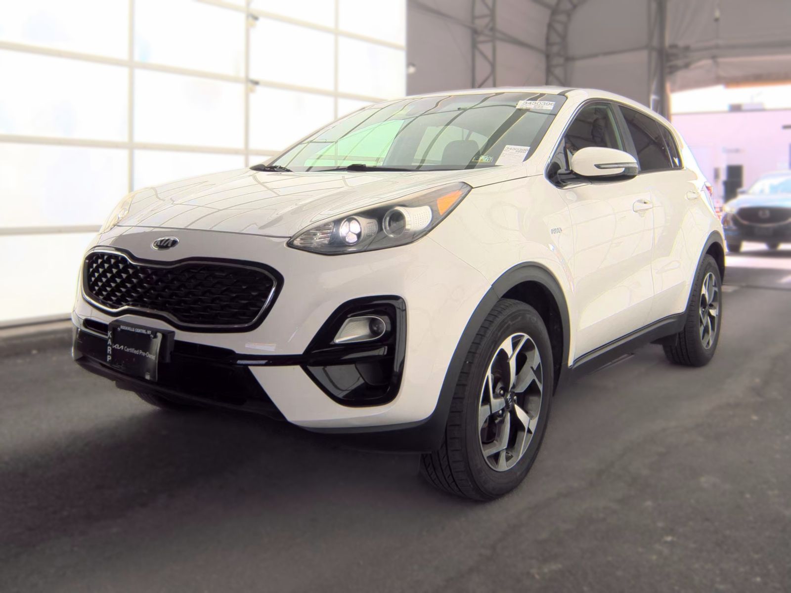 Clear White 2020 Kia Sportage SUV / Crossover All-Wheel Drive 6-Speed Automatic Overdrive