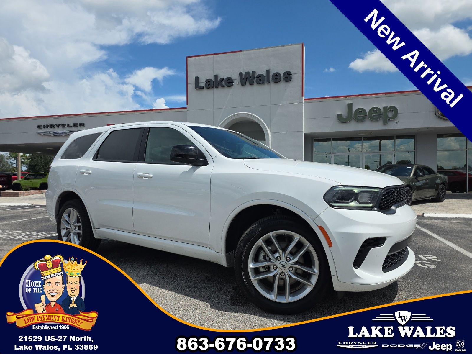 White Knuckle Clearcoat 2026 Dodge Durango SUV / Crossover All-Wheel Drive 8-Speed Automatic