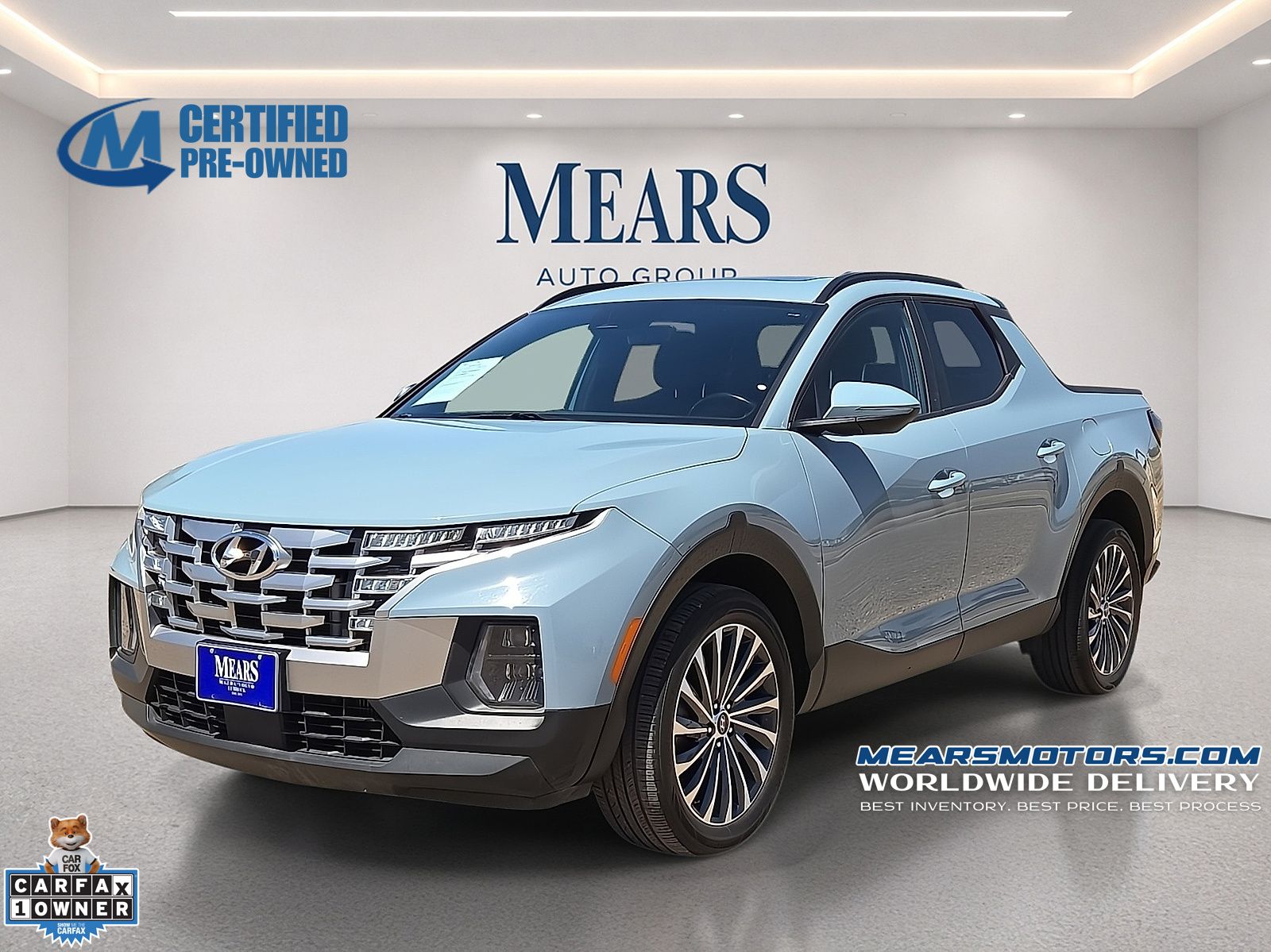 Blue Stone 2023 Hyundai Santa Cruz Pickup Truck All-Wheel Drive Automatic