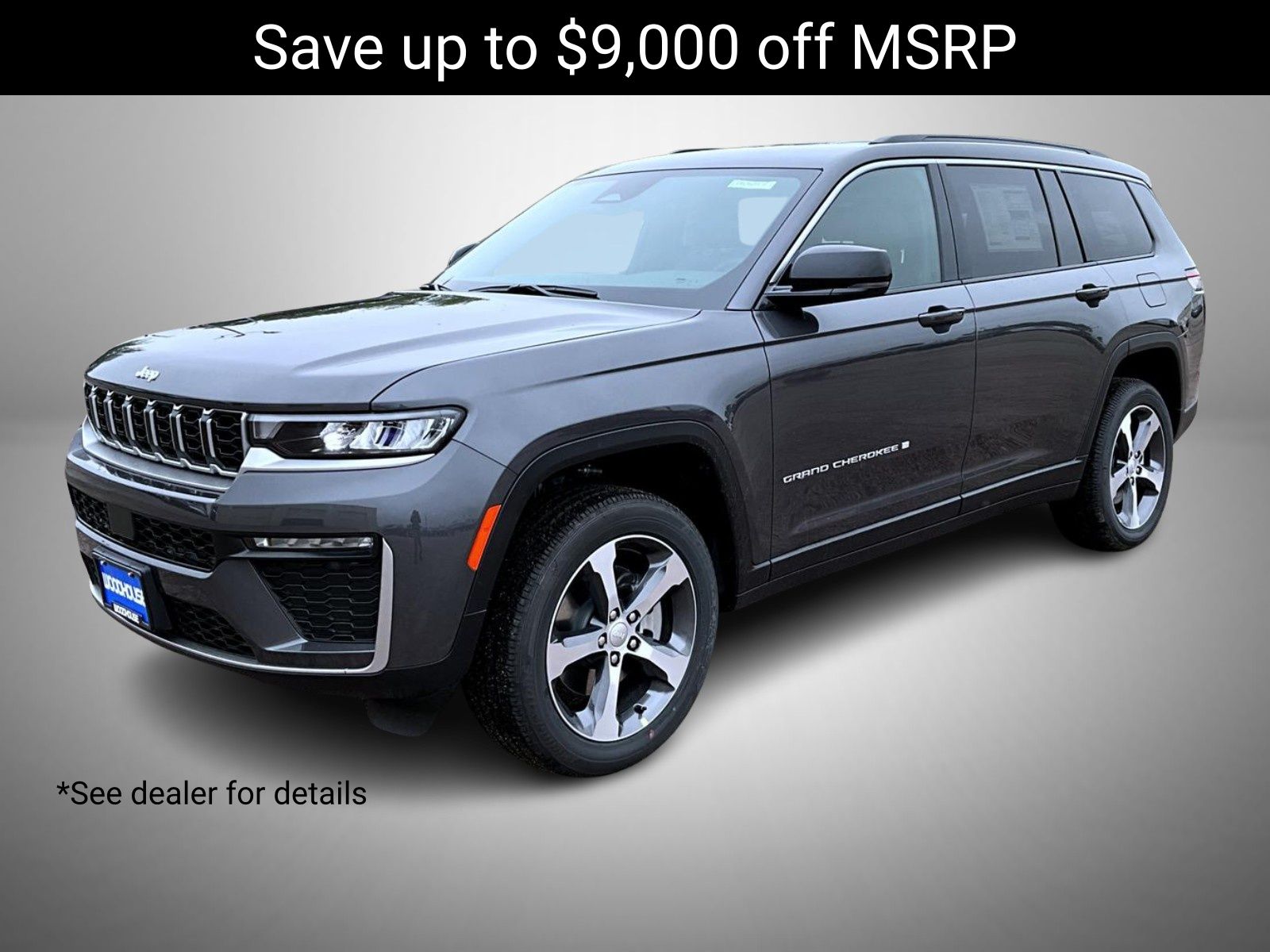 Baltic Gray Metallic Clearcoat 2026 Jeep Grand Cherokee L SUV / Crossover Four-Wheel Drive 8-Speed Automatic