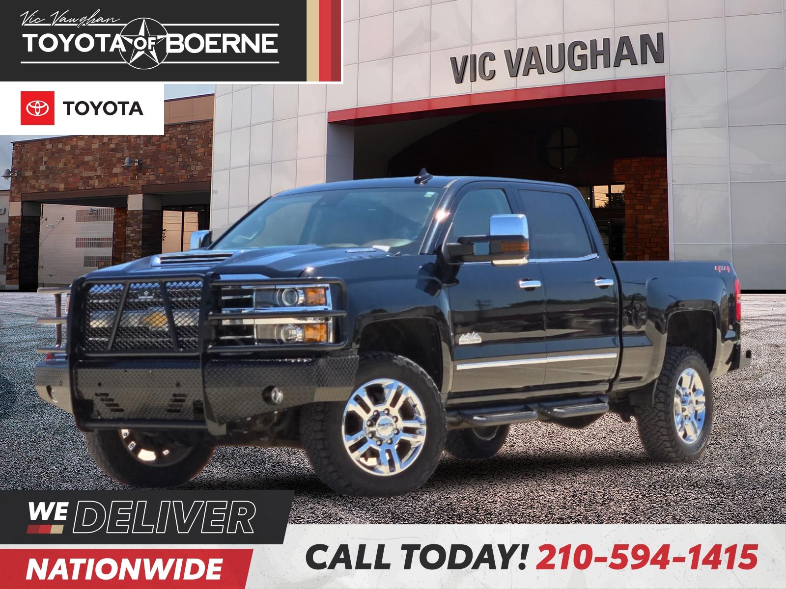 Black 2019 Chevrolet Silverado 2500HD Pickup Truck Four-Wheel Drive 6-Speed Automatic