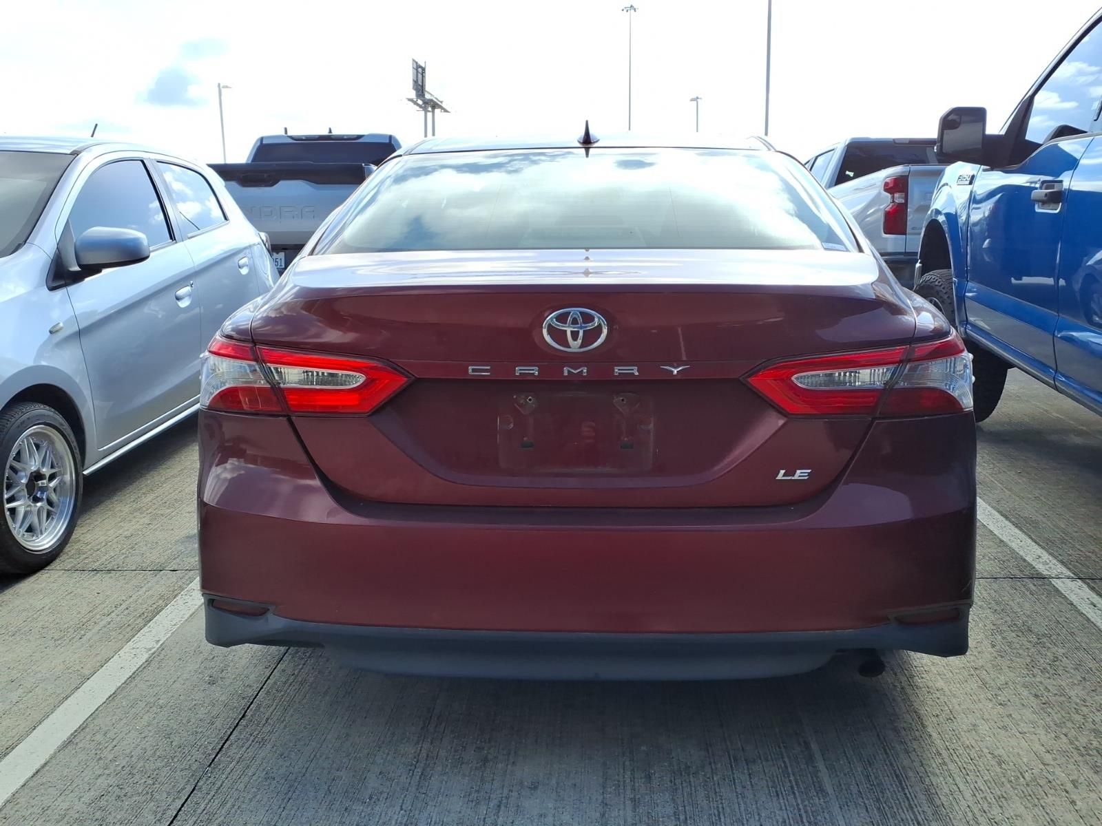 2019 Toyota Camry LE Red at Cook Ford