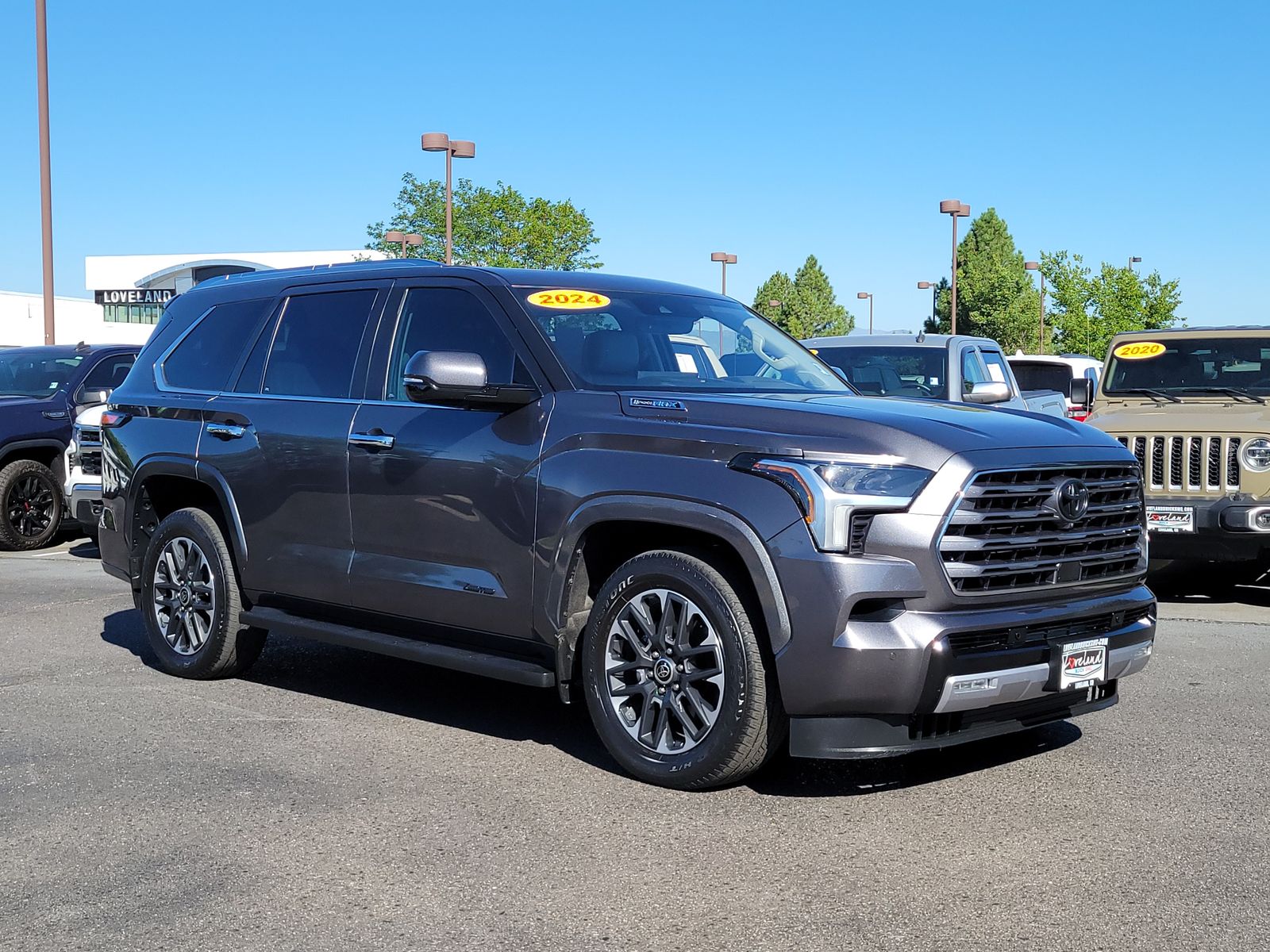 Magnetic Gray Metallic 2024 Toyota Sequoia SUV / Crossover Four-Wheel Drive Automatic