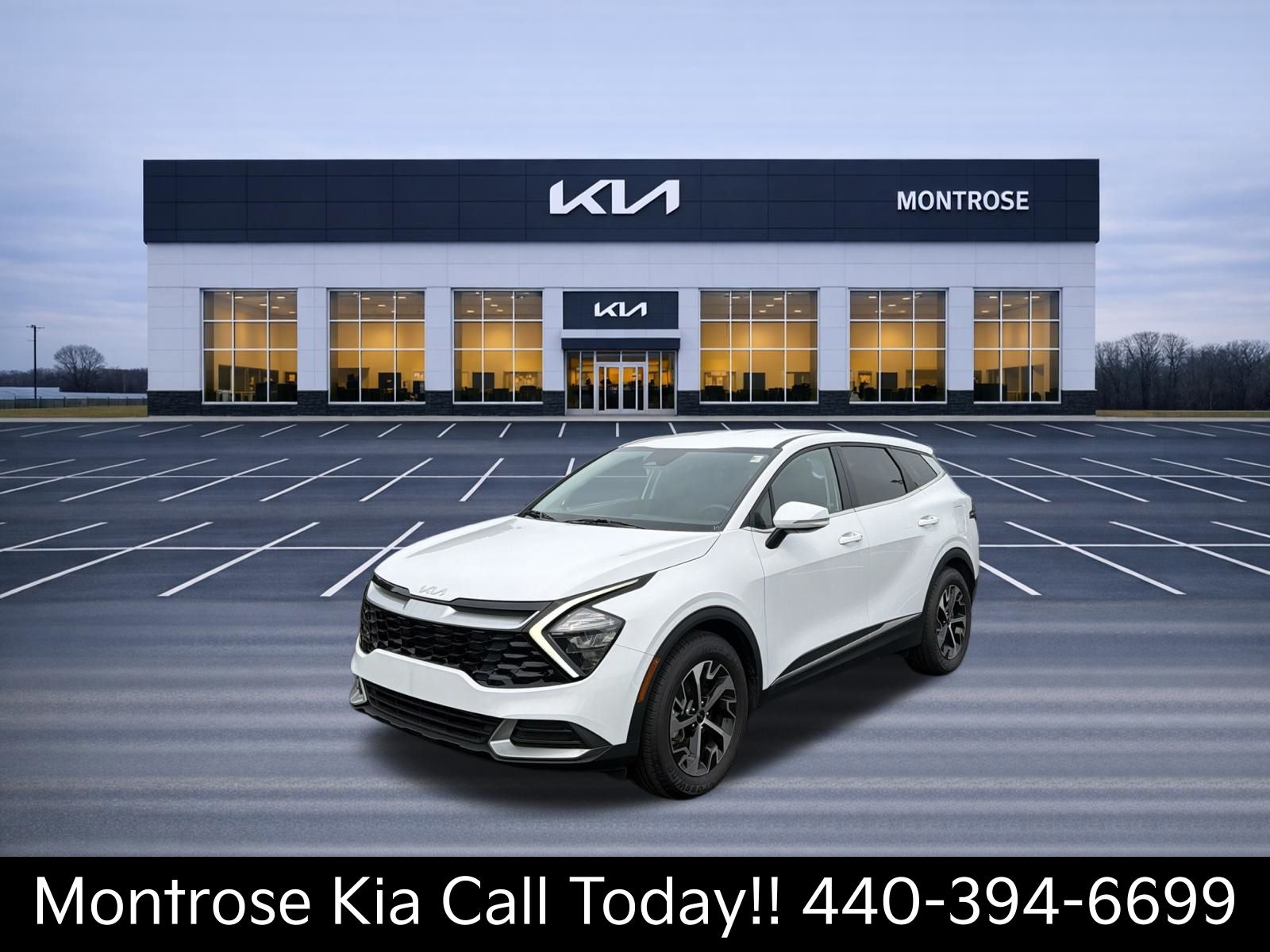 White Pearl 2023 Kia Sportage SUV / Crossover Front-Wheel Drive 8-Speed Automatic