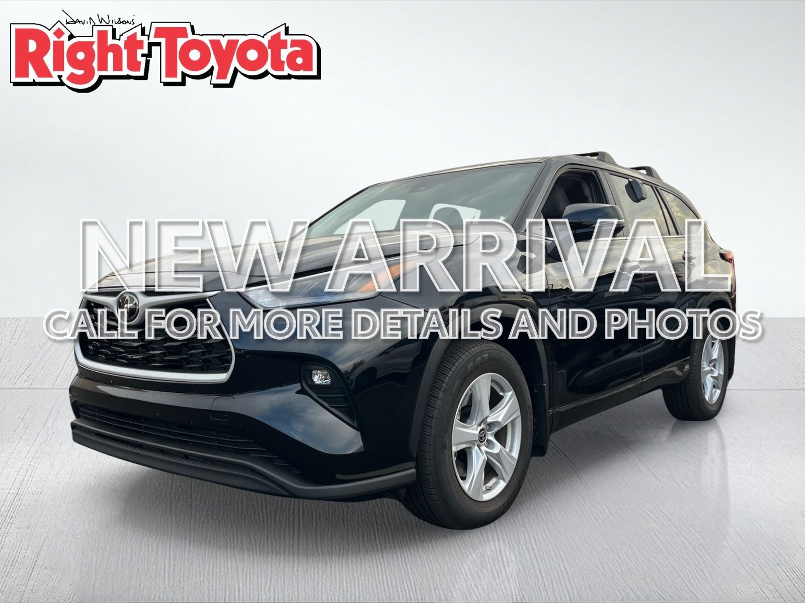 Midnight Black Metallic 2024 Toyota Highlander SUV / Crossover All-Wheel Drive 8-Speed Automatic