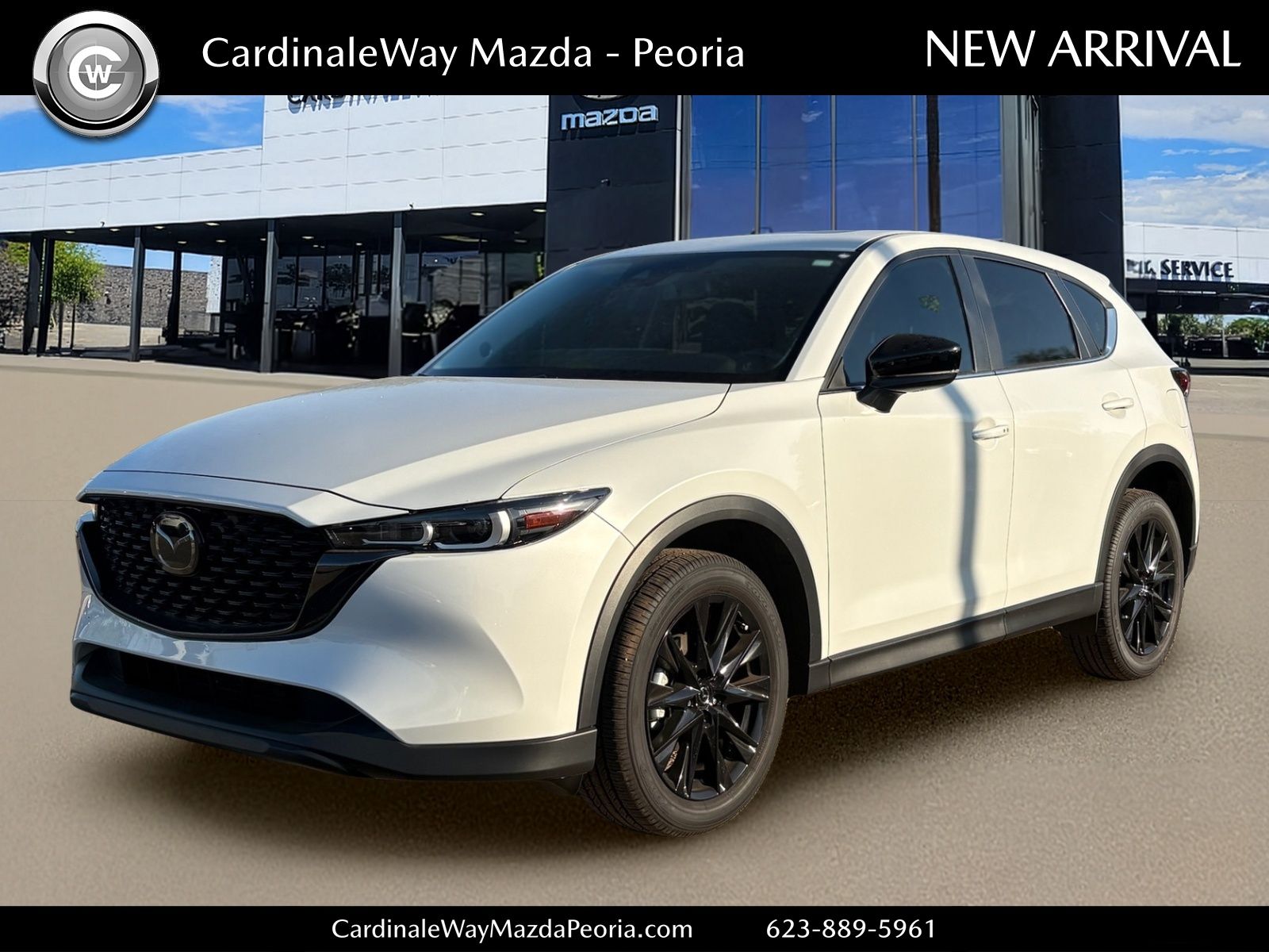 Rhodium White Metallic 2025 Mazda CX-5 SUV / Crossover All-Wheel Drive 6-Speed Automatic