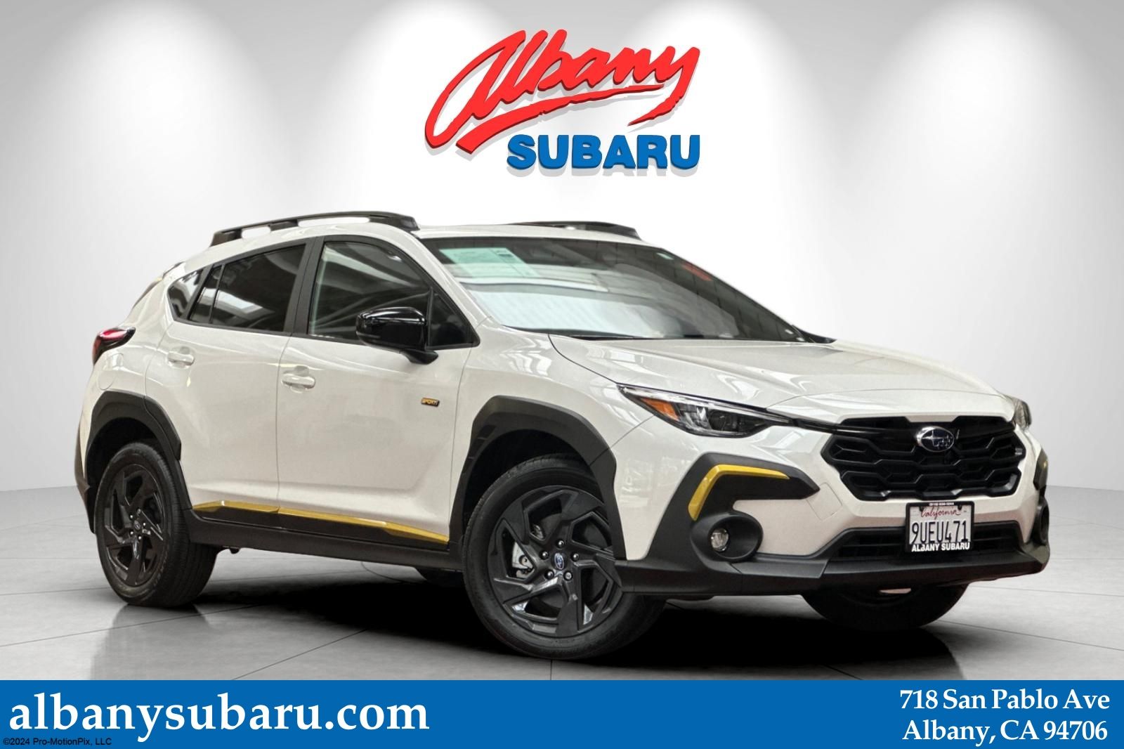 Crystal White Pearl 2025 Subaru Crosstrek Sport AWD SUV / Crossover All-Wheel Drive Continuously Variable Transmission