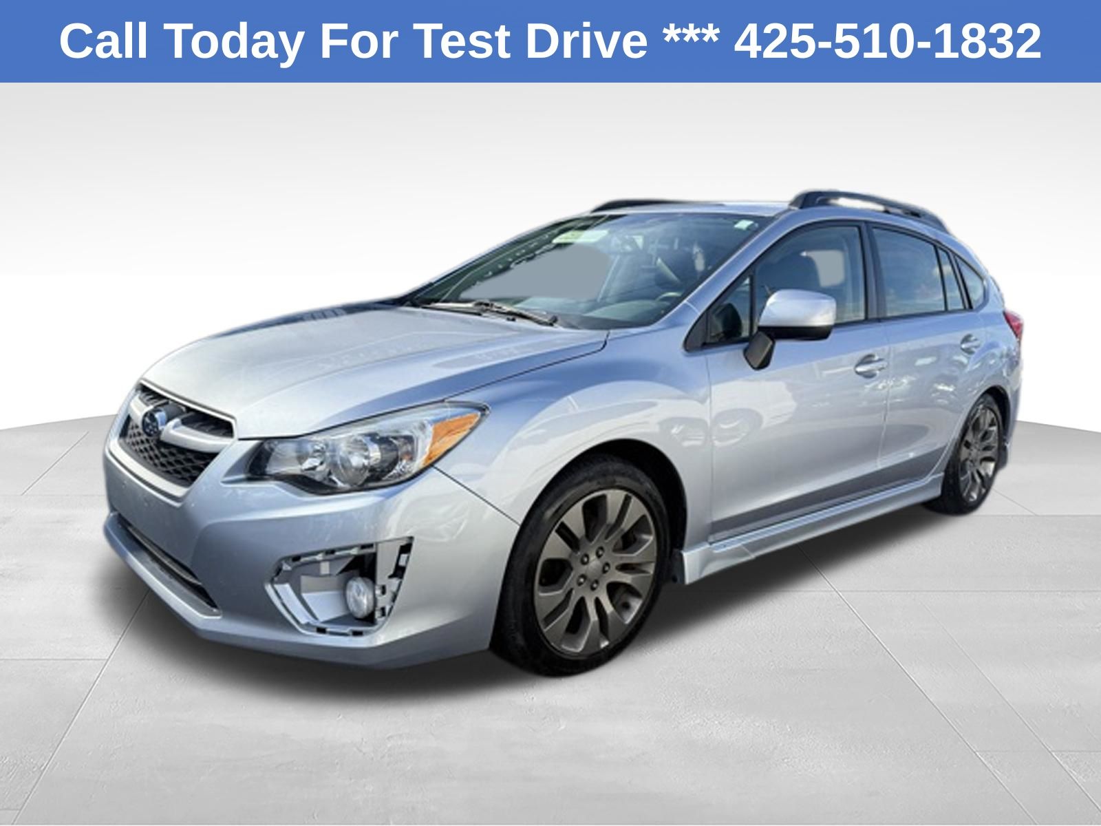 Ice Silver Metallic 2014 Subaru Impreza Hatchback All-Wheel Drive Continuously Variable Transmission