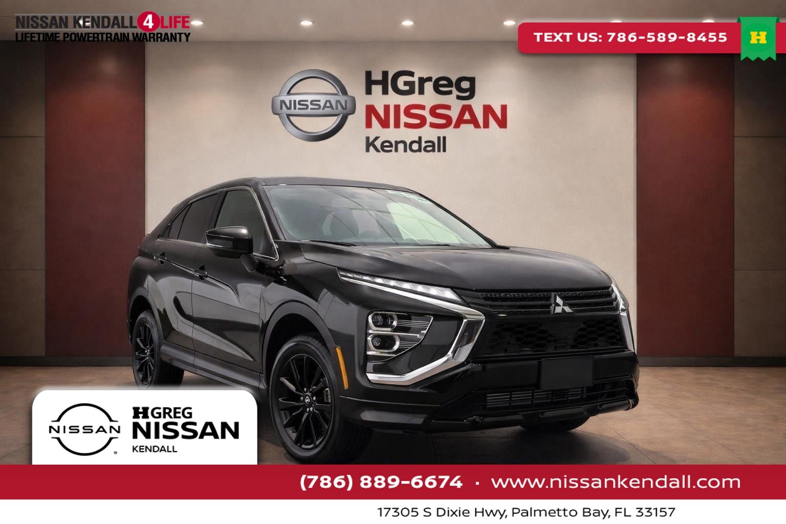Black 2024 Mitsubishi Eclipse Cross LE S-AWC SUV / Crossover All-Wheel Drive Continuously Variable Transmission