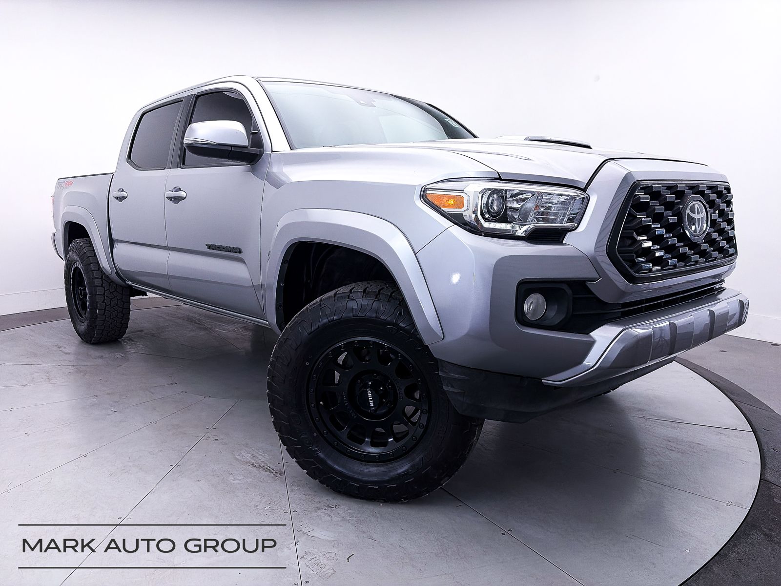 Silver Sky Metallic 2021 Toyota Tacoma Pickup Truck Four-Wheel Drive 6-Speed Automatic