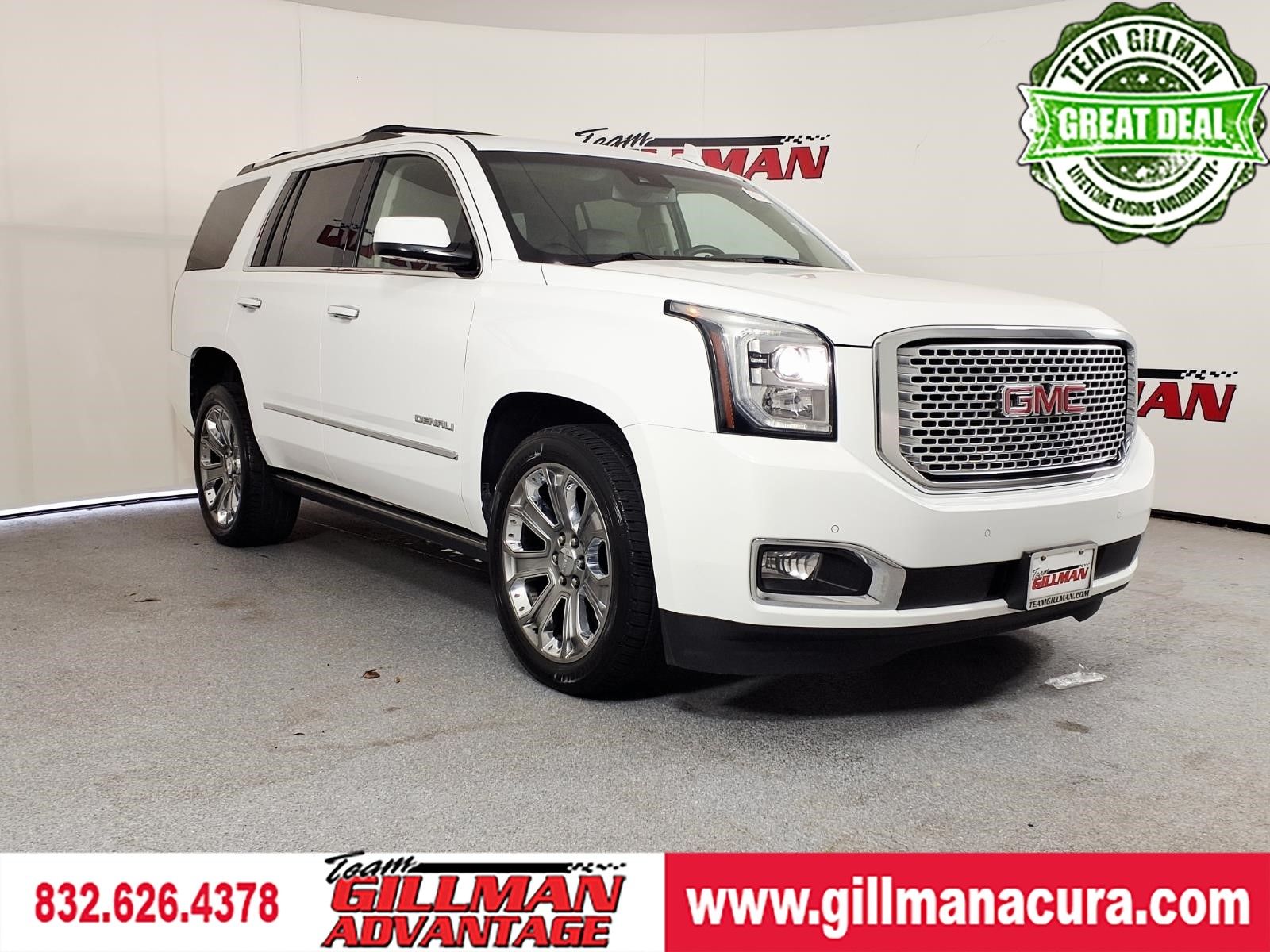Summit White 2016 GMC Yukon SUV / Crossover 4X2 8-Speed Automatic