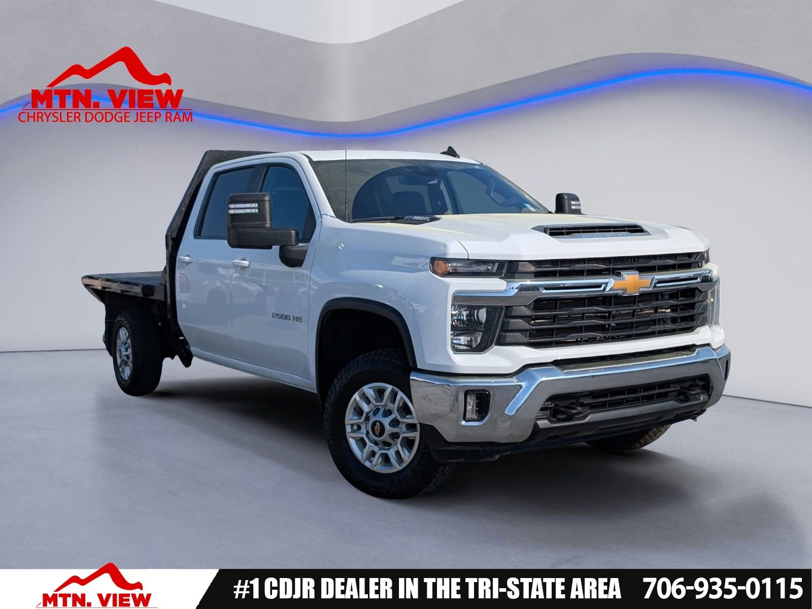 Summit White 2024 Chevrolet Silverado 2500HD LT Crew Cab LB 4WD Pickup Truck Four-Wheel Drive Automatic