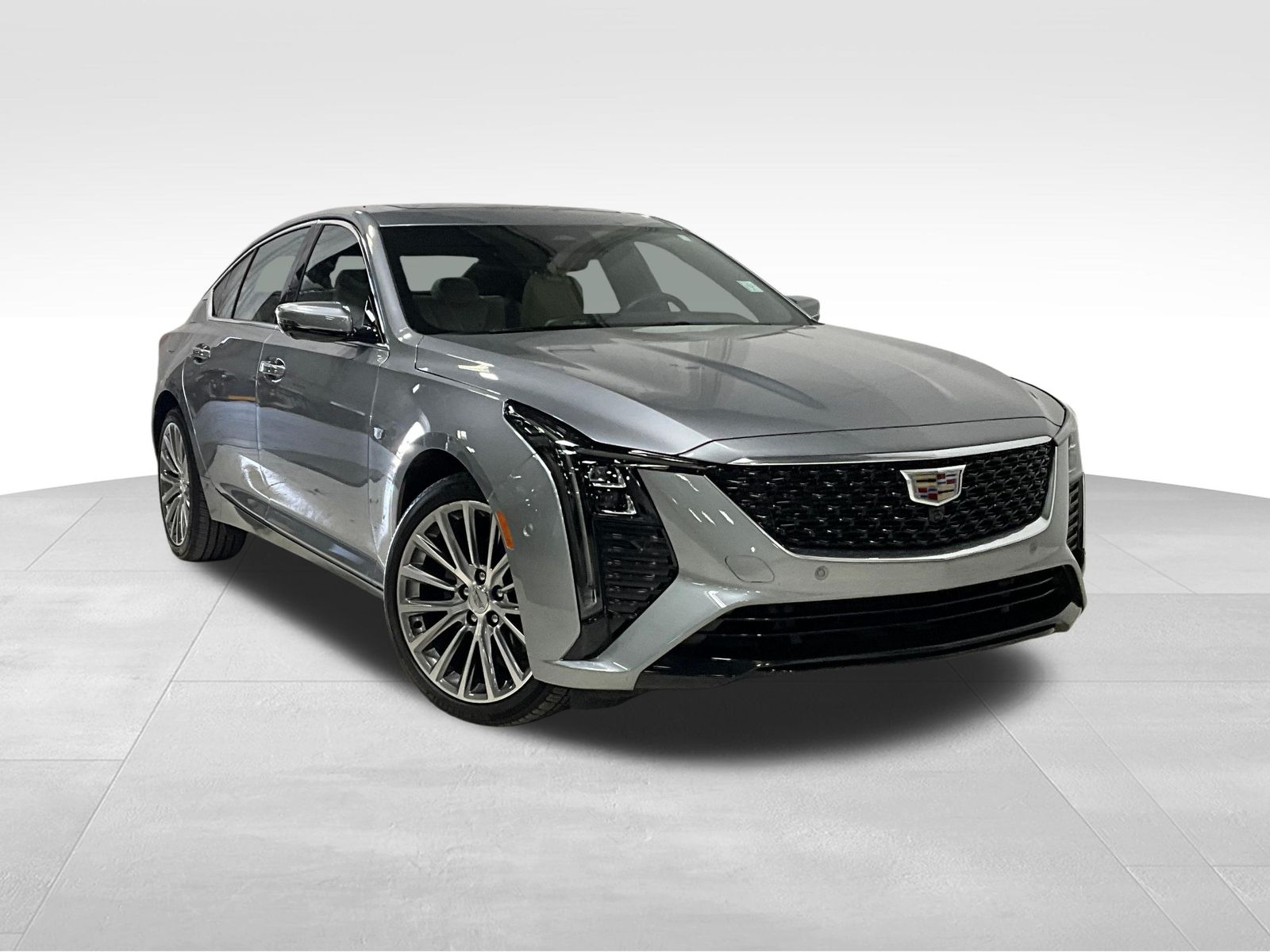 Argent Silver Metallic 2025 Cadillac CT5 Premium Luxury AWD Sedan All-Wheel Drive Automatic