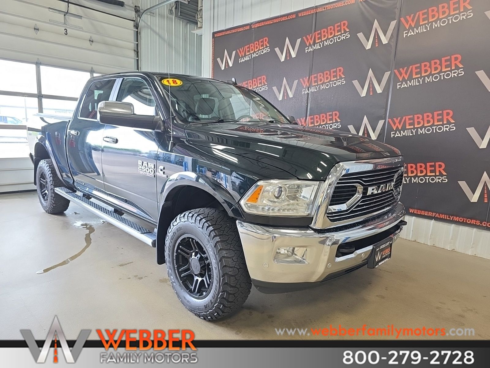 Black Forest Green Pearlcoat 2018 RAM 2500 Pickup Truck Four-Wheel Drive 6-Speed Automatic