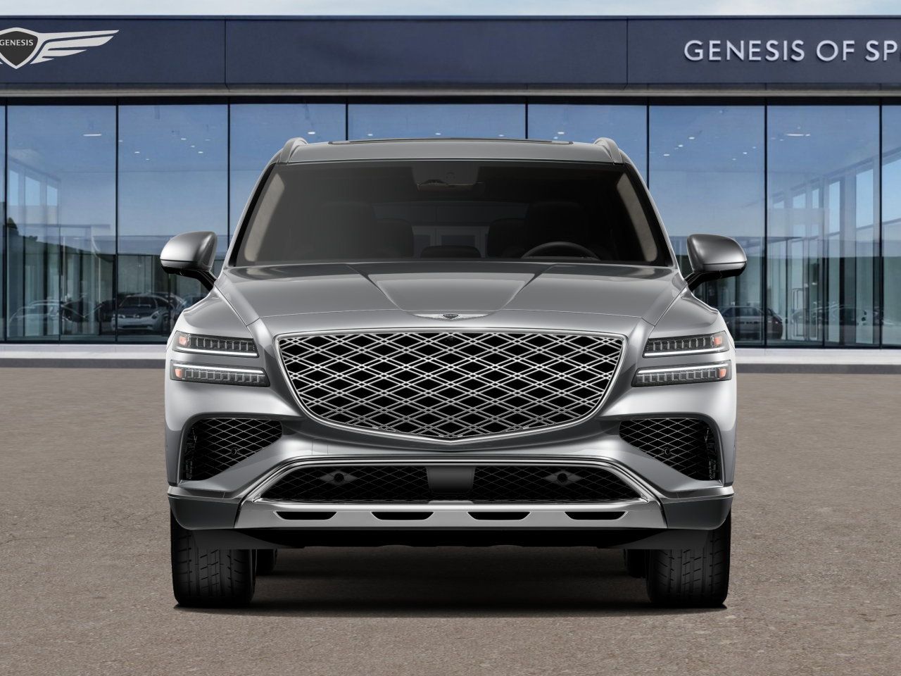 2026 Genesis GV80 2.5T Prestige Silver at Genesis of Spring