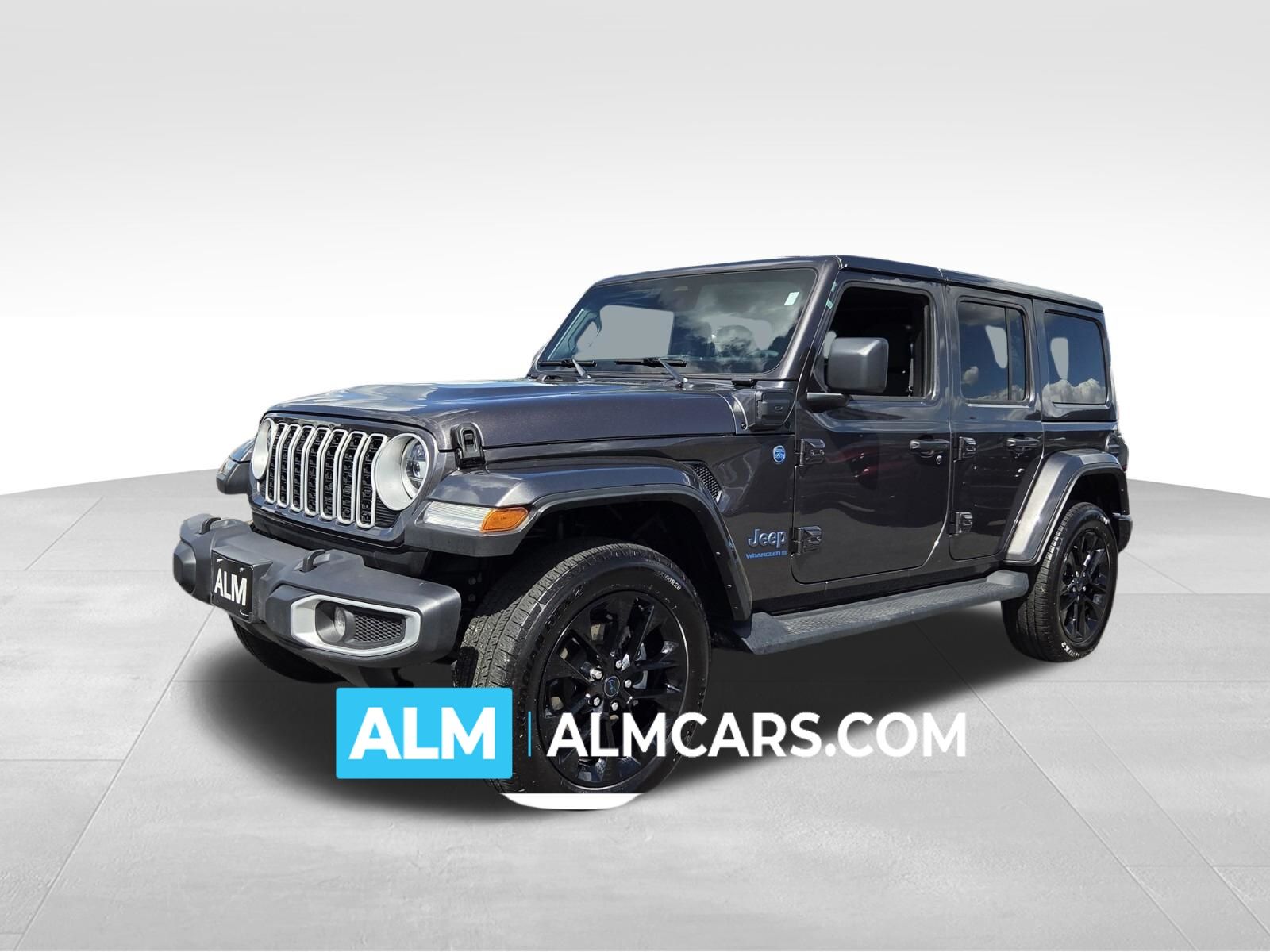 Gray (Granite Crystal Metallic Clearcoat) 2025 Jeep Wrangler 4xe Sahara 4WD SUV / Crossover Four-Wheel Drive 8-Speed Automatic