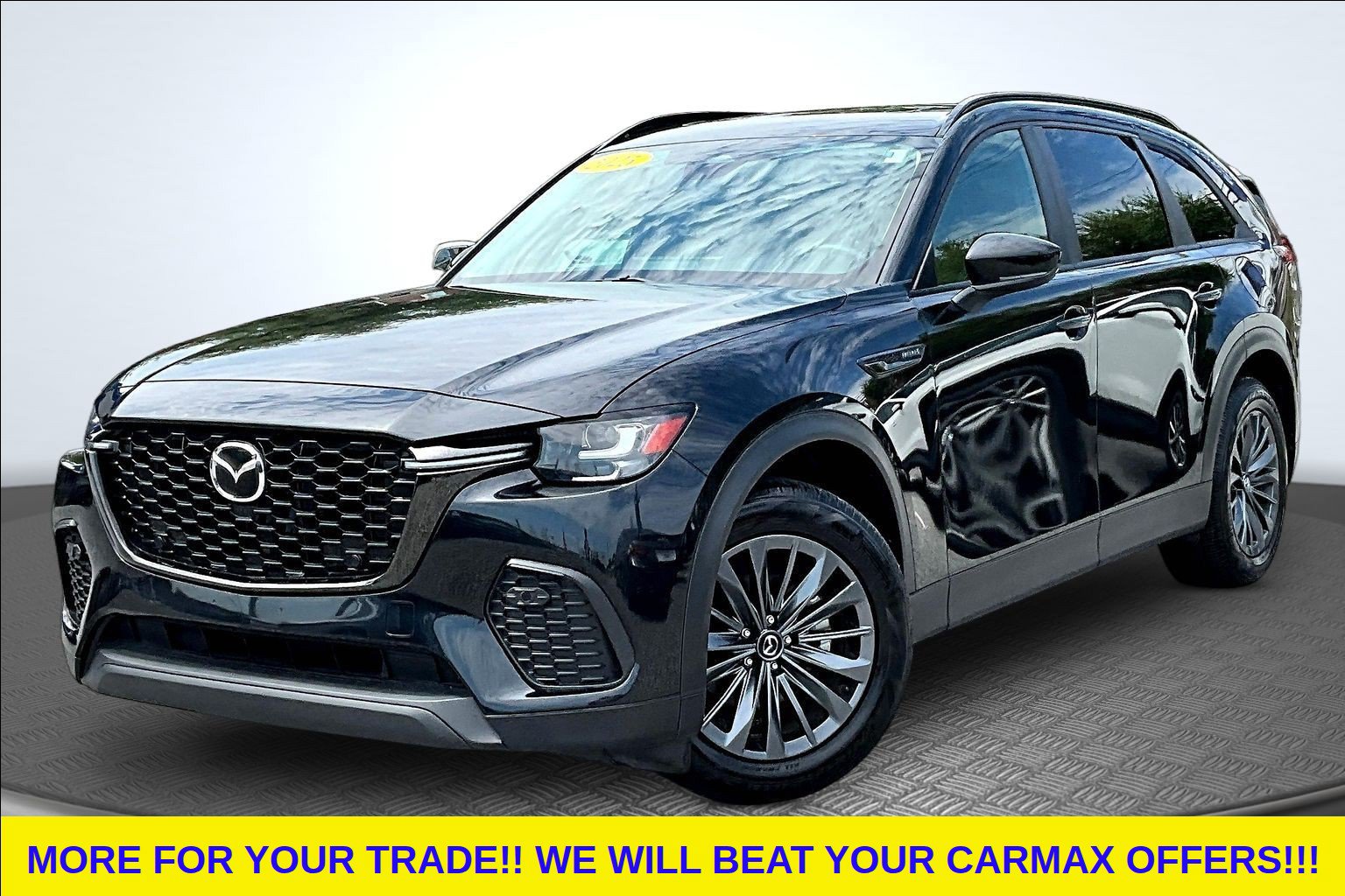 Jet Black Mica 2025 Mazda CX-70 SUV / Crossover All-Wheel Drive 8-Speed Automatic