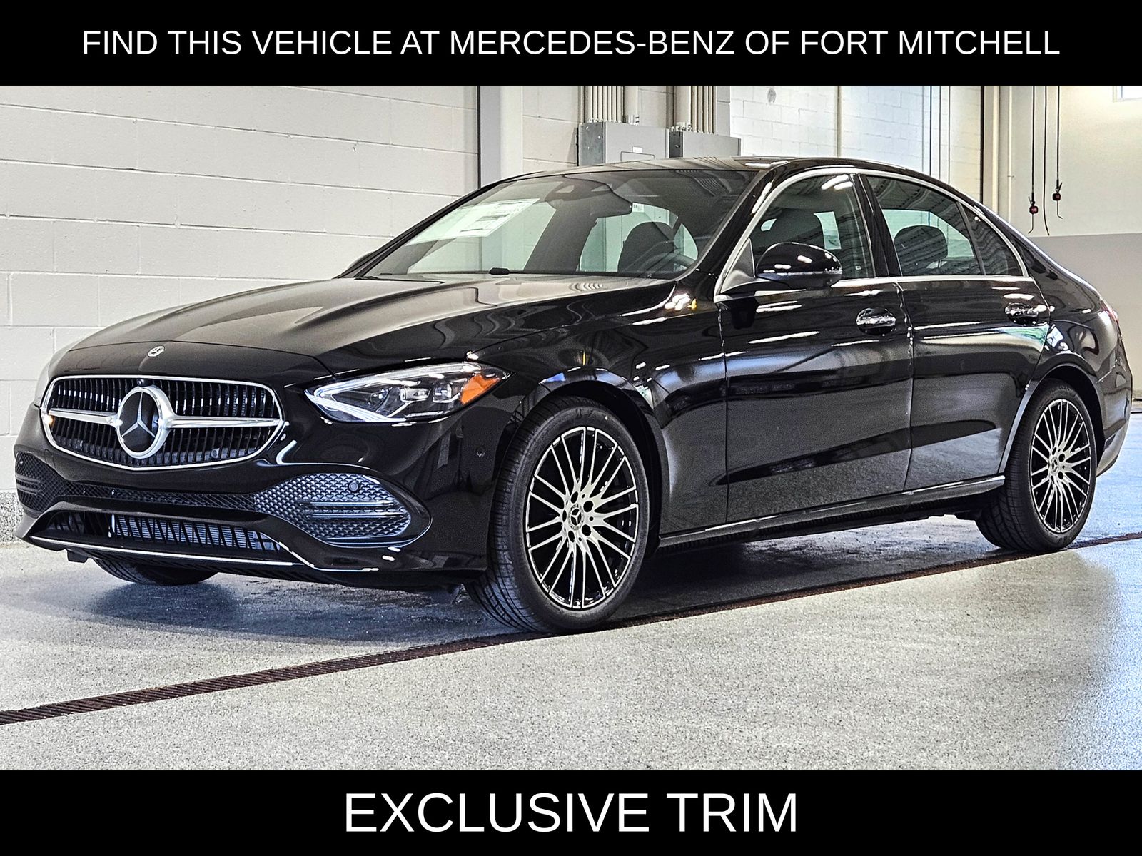 Black 2026 Mercedes-Benz C-Class Sedan All-Wheel Drive 9-Speed Automatic