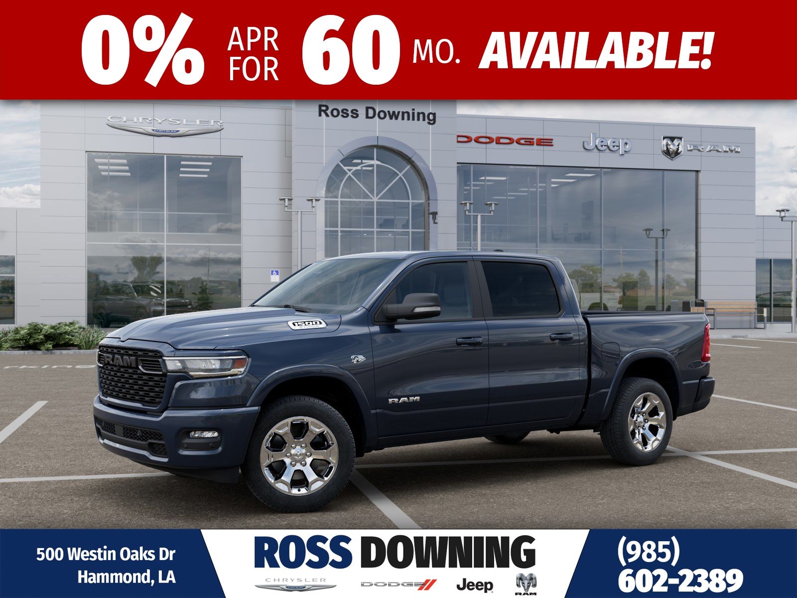 2026 RAM 1500 Big Horn Crew Cab 4WD