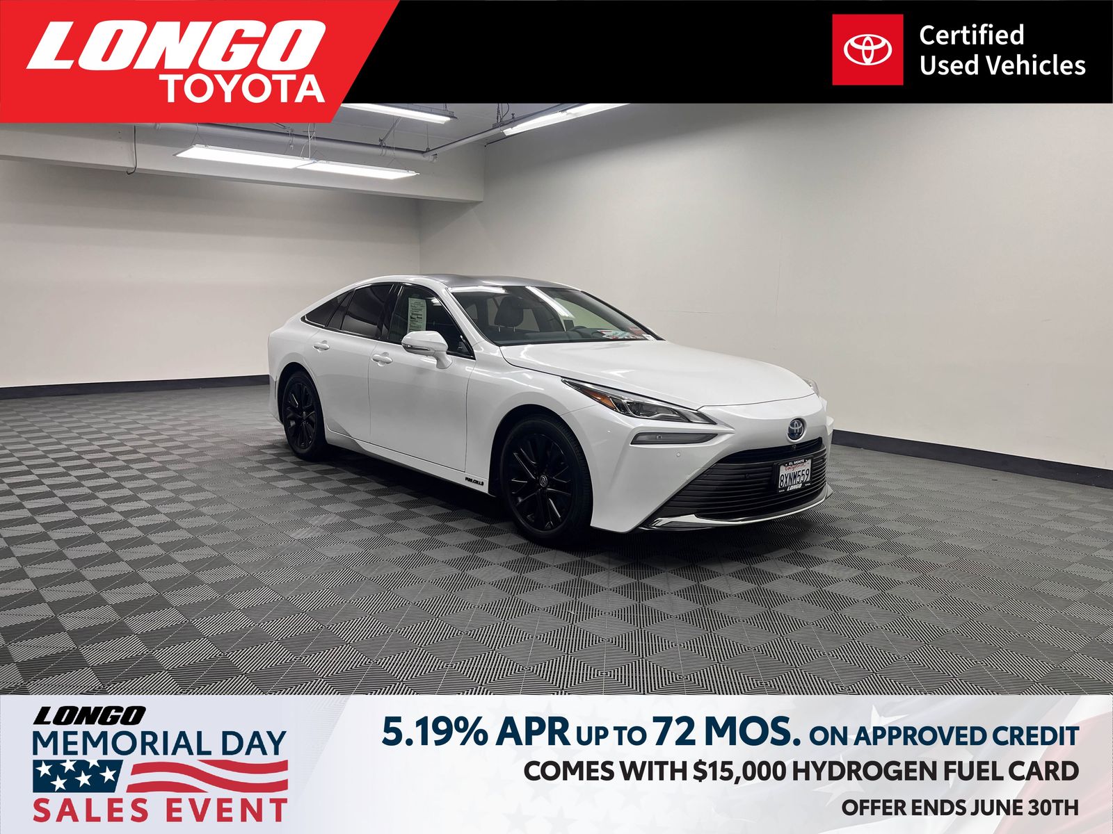 used 2022 Toyota Mirai car, priced at $10,988