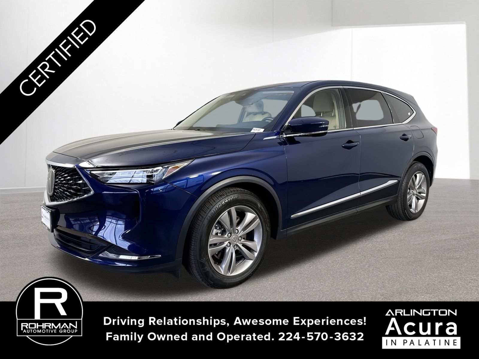 Fathom Blue Pearl 2023 Acura MDX SUV / Crossover All-Wheel Drive Automatic