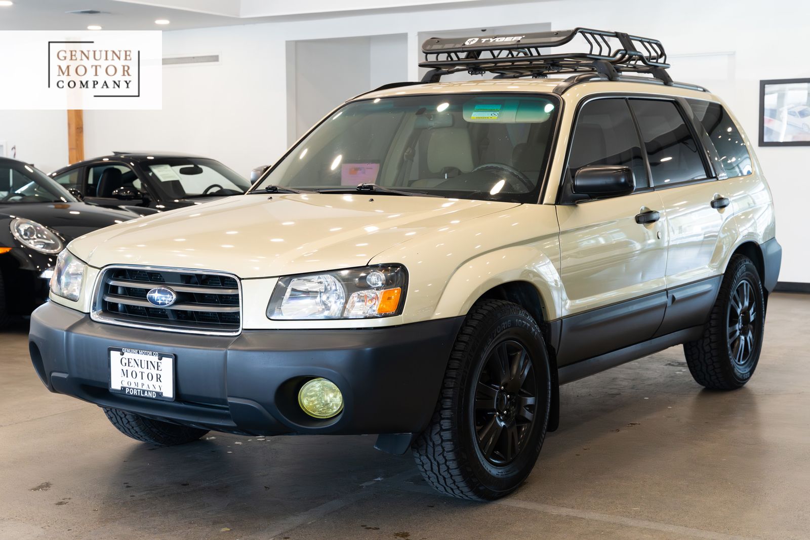 Sierra Gold Metallic/Textured Gray 2004 Subaru Forester X SUV / Crossover All-Wheel Drive 4-Speed Automatic Overdrive