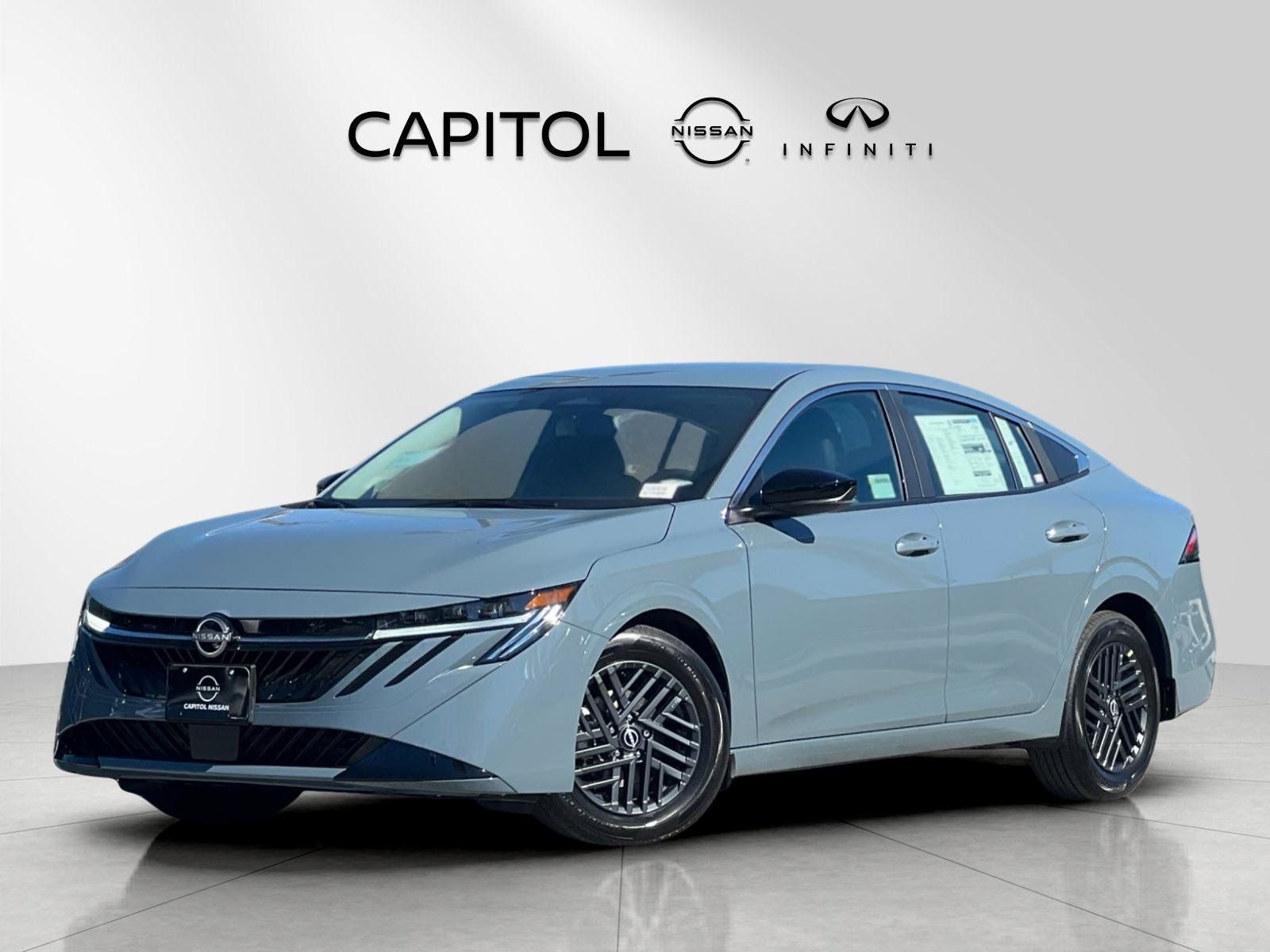 Atlantic Gray Metallic 2026 Nissan Sentra Sedan Front-Wheel Drive Continuously Variable Transmission