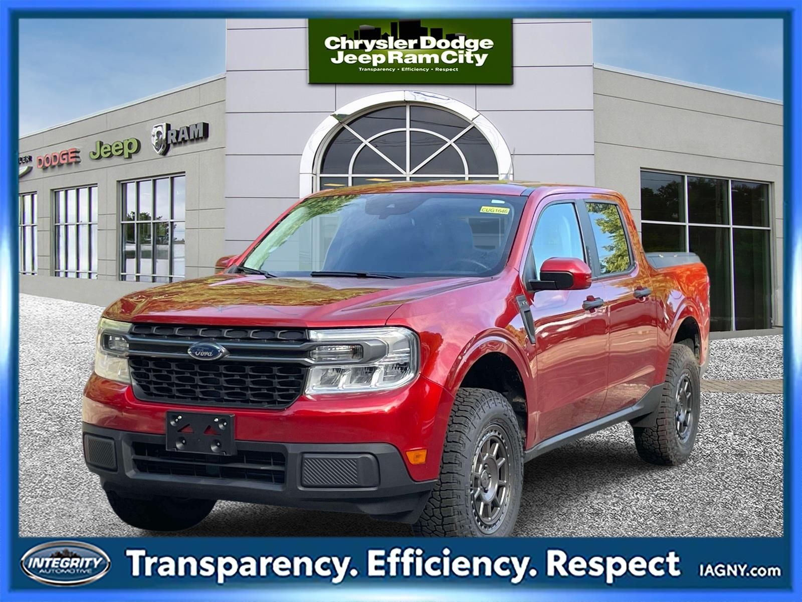 Chili Pepper Red 2022 Ford Maverick XLT SuperCrew AWD Pickup Truck All-Wheel Drive 8-Speed Automatic