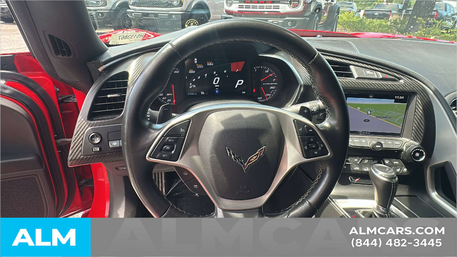 Used 2017 Red Chevrolet Stingray Z51 image 26