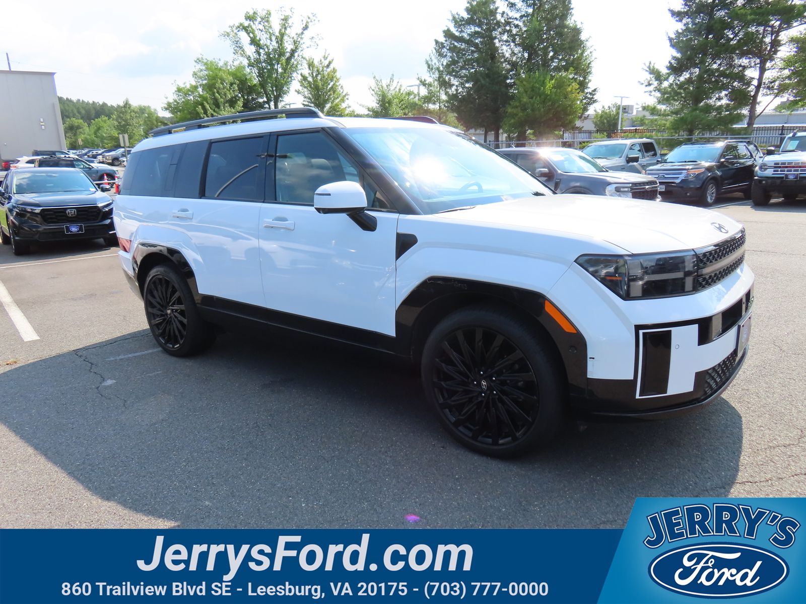 Serenity White 2024 Hyundai Santa Fe SUV / Crossover All-Wheel Drive Automatic