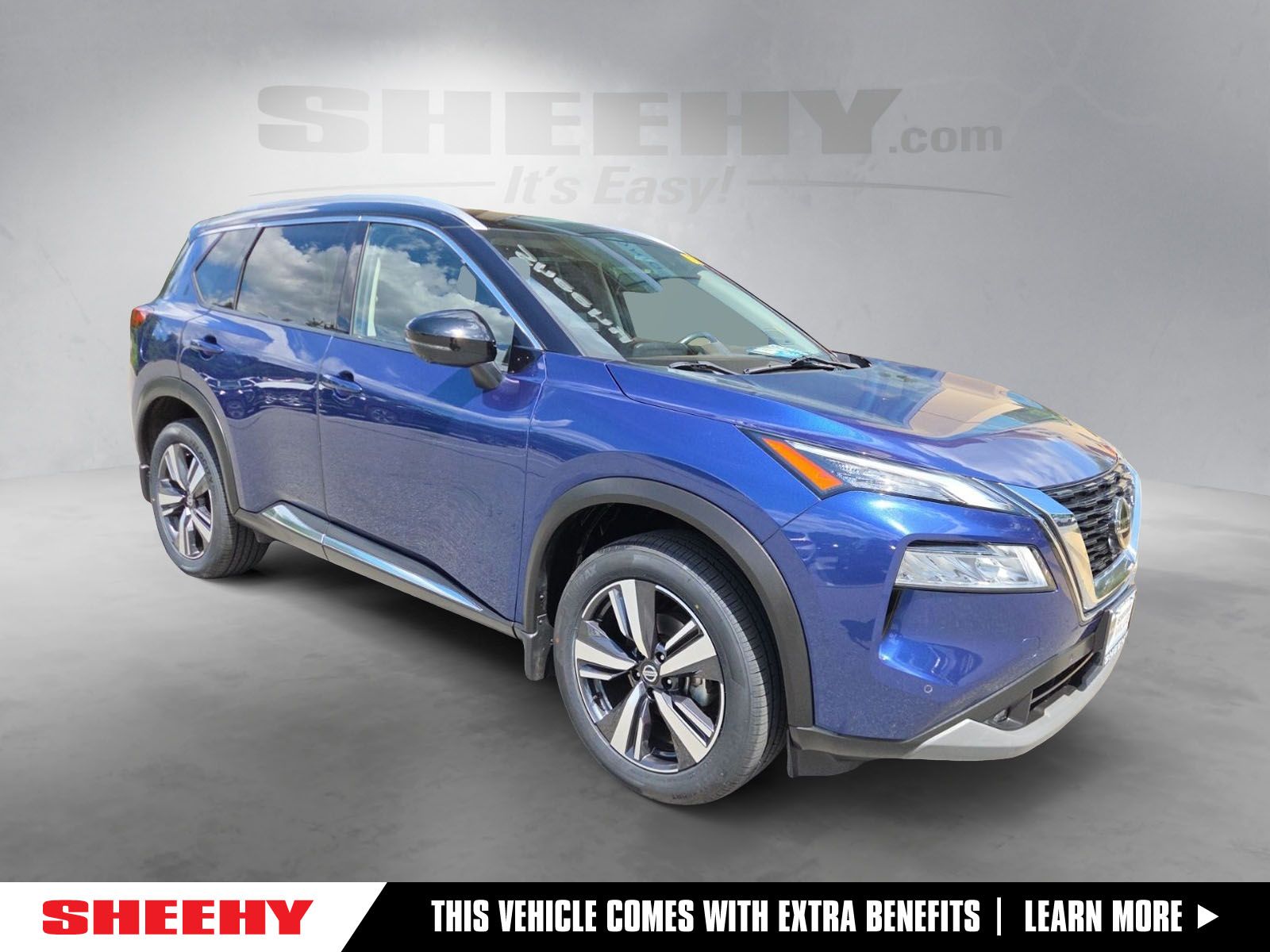 Caspian Blue Metallic 2021 Nissan Rogue SUV / Crossover All-Wheel Drive Continuously Variable Transmission
